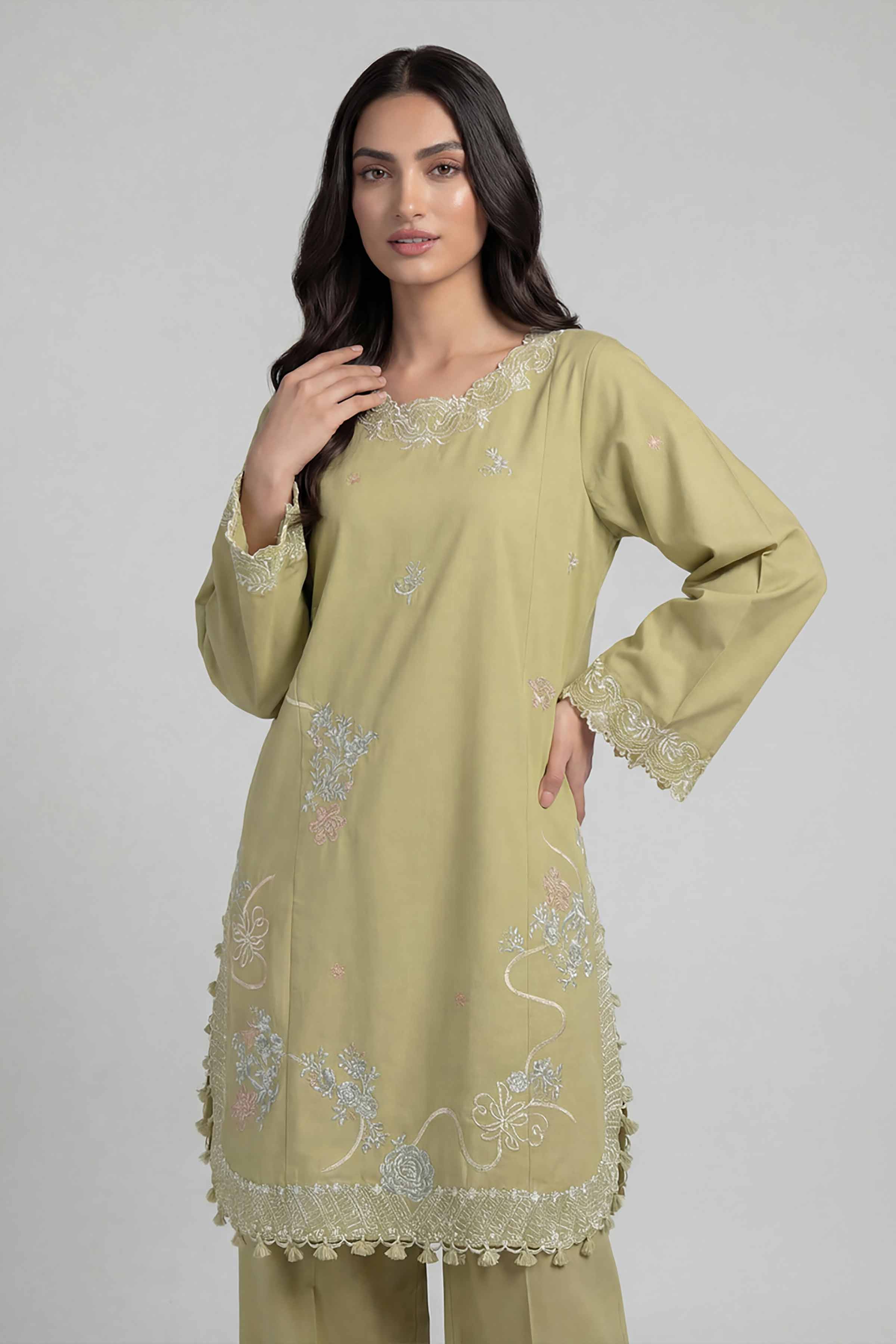 2 Piece - Embroidered Suit - 42601632 for Women - Unstitched Collection | Nishat | Shop Online