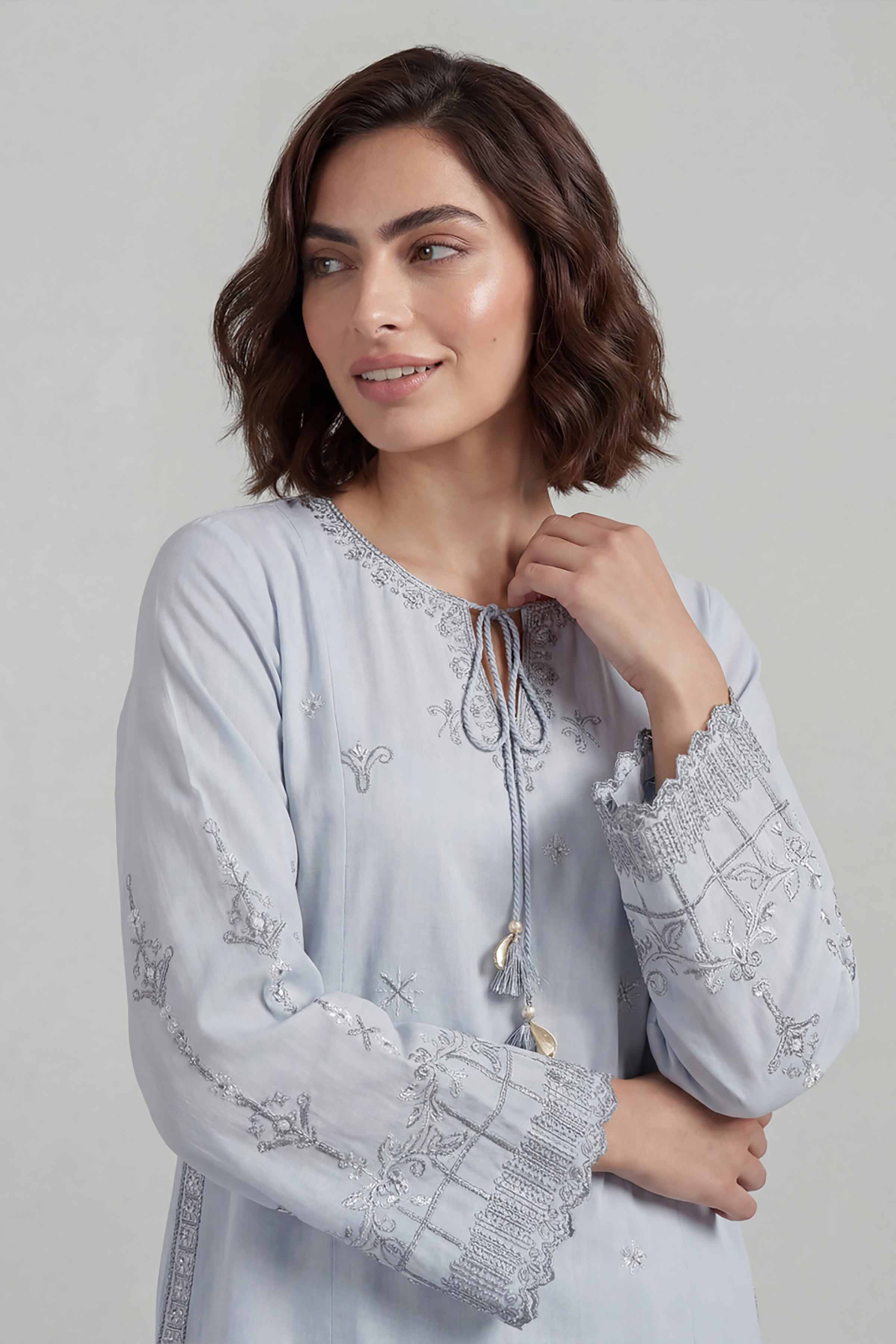 2 Piece - Embroidered Suit - 42601634