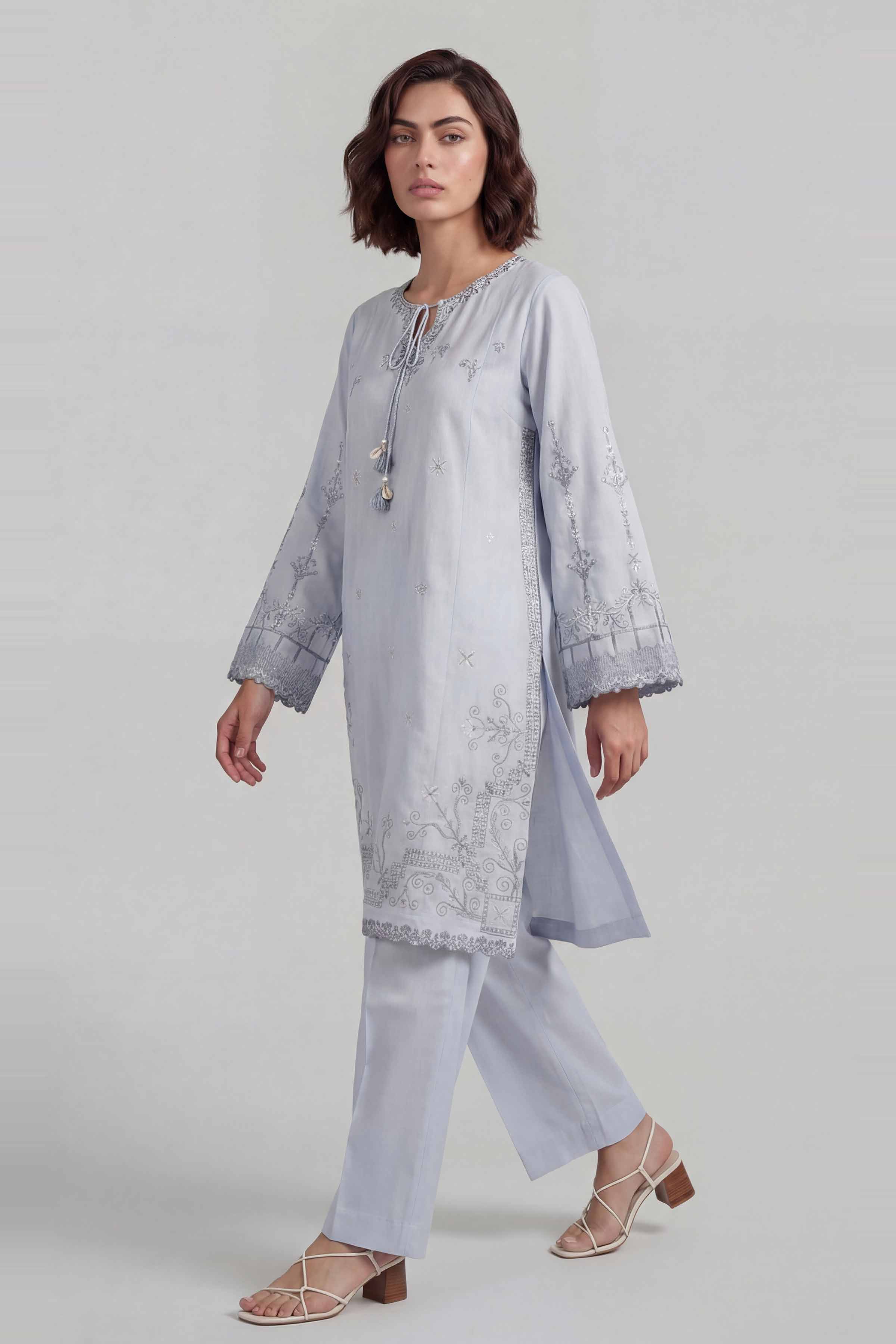 2 Piece - Embroidered Suit - 42601634