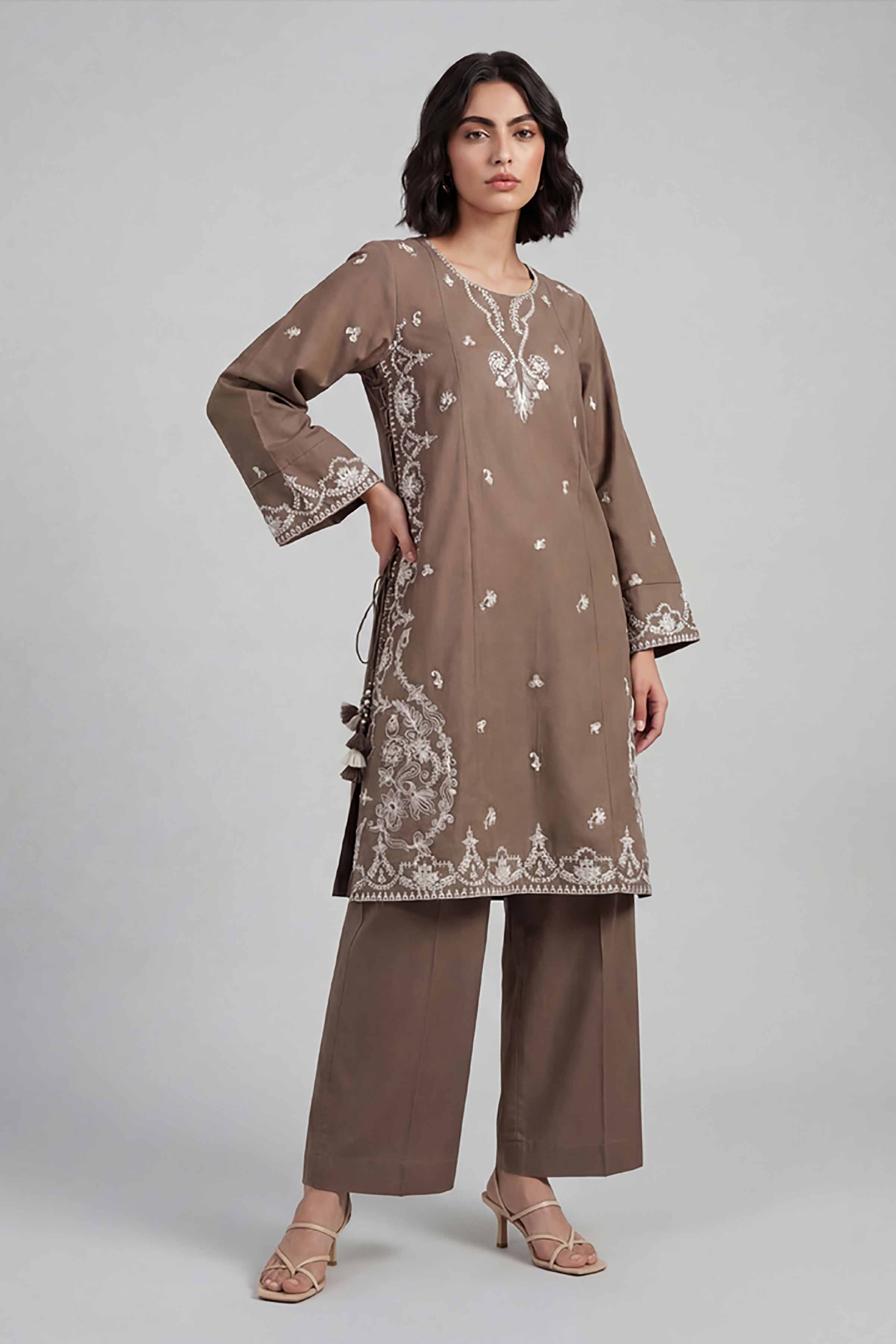 2 Piece - Embroidered Suit - 42601637