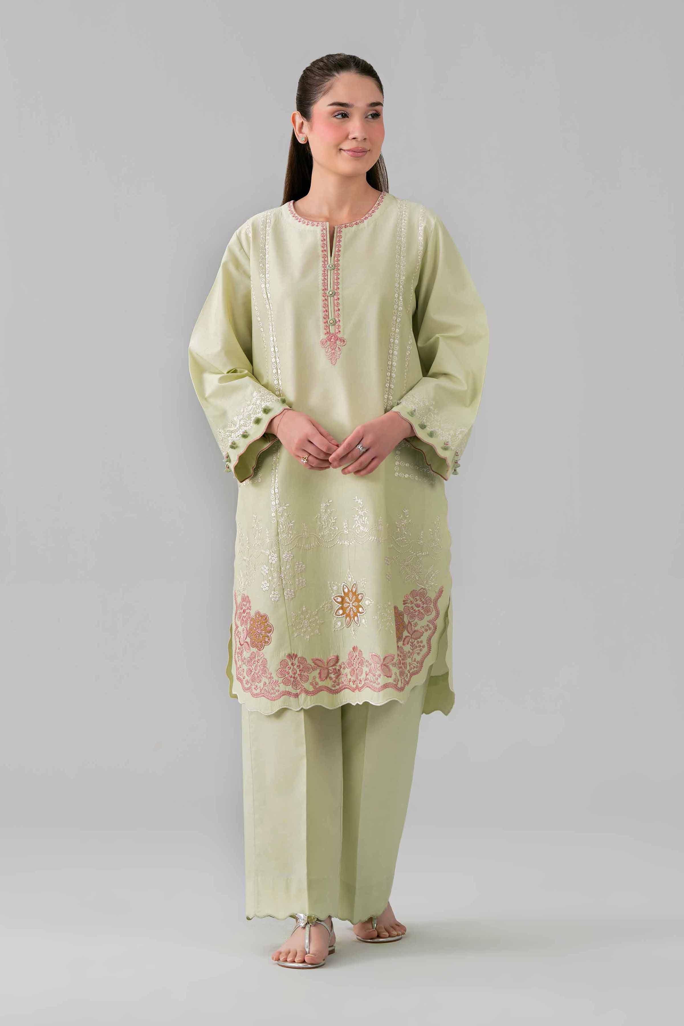 2 Piece - Embroidered Suit - 42601642 for Women - Unstitched Collection | Nishat | Shop Online