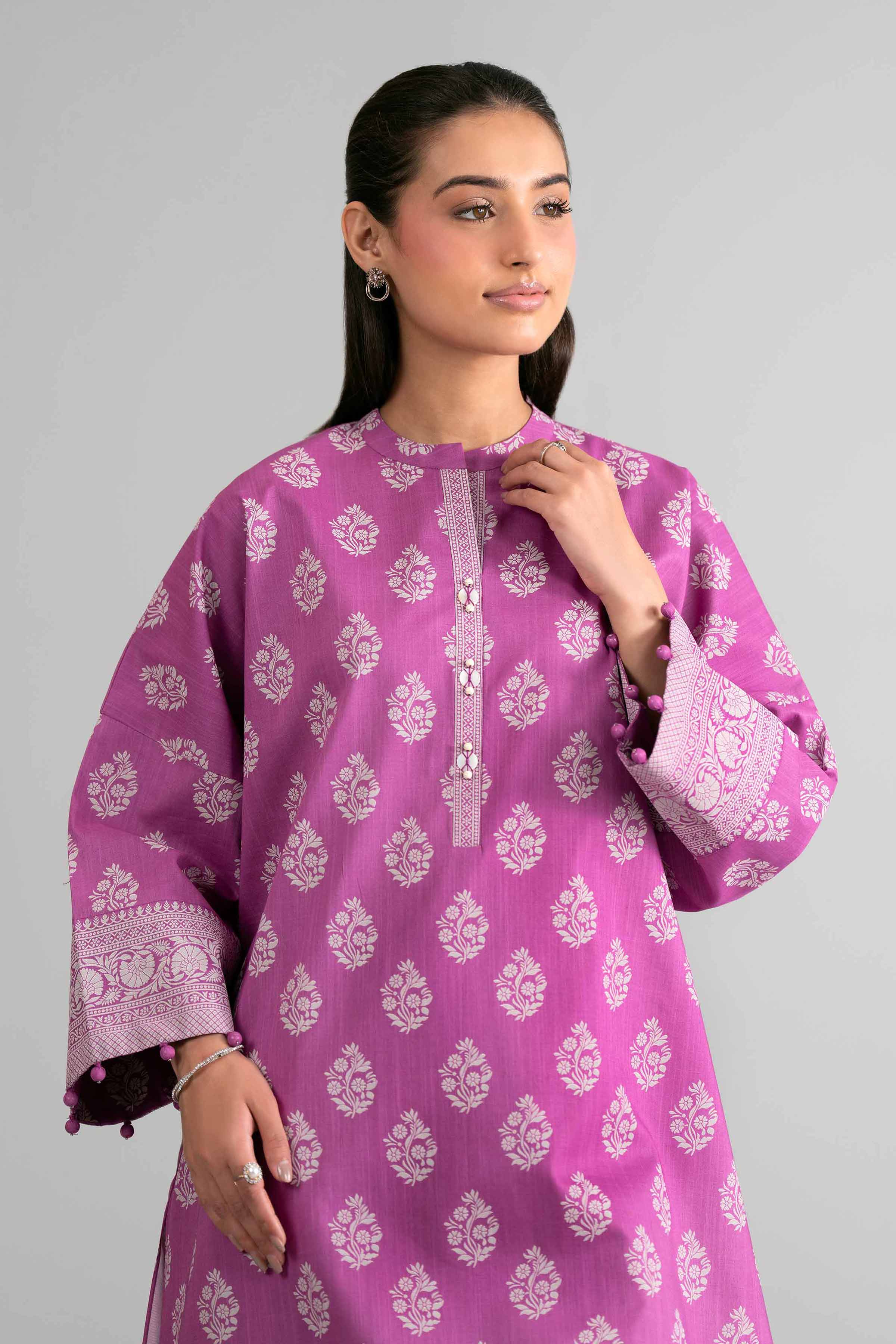 2 Piece - Printed Suit - 42601651 for Women - Unstitched Collection | Nishat | Shop Online