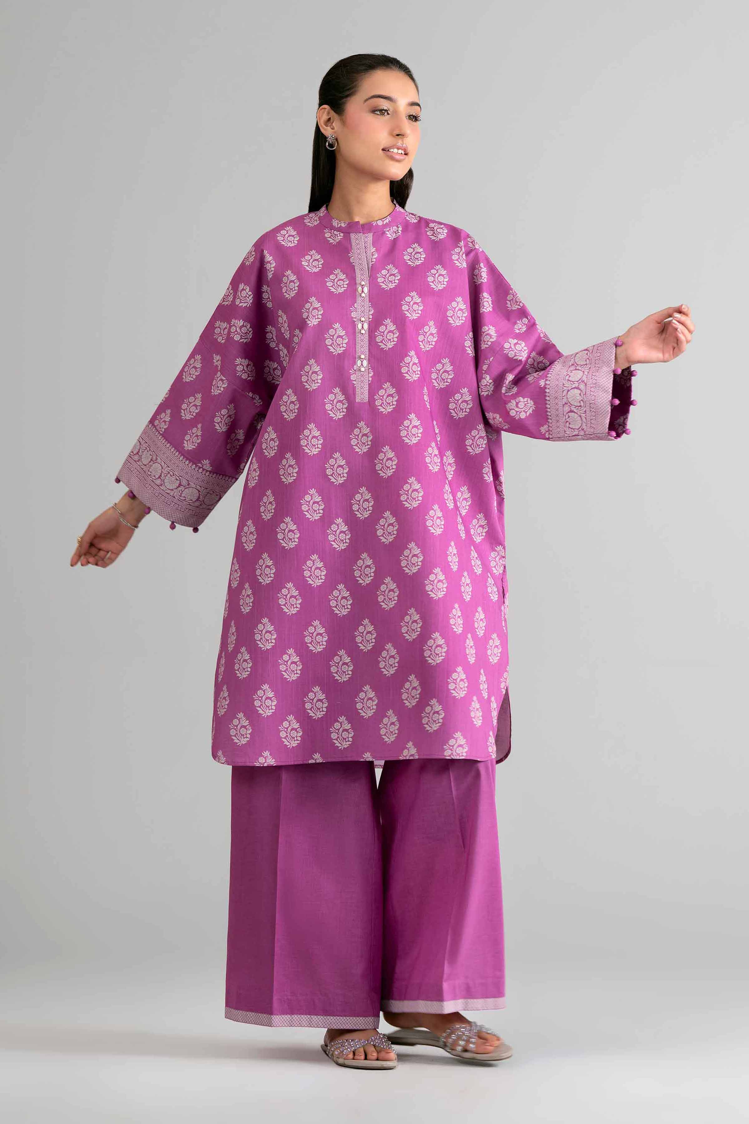 2 Piece - Printed Suit - 42601651 for Women - Unstitched Collection | Nishat | Shop Online