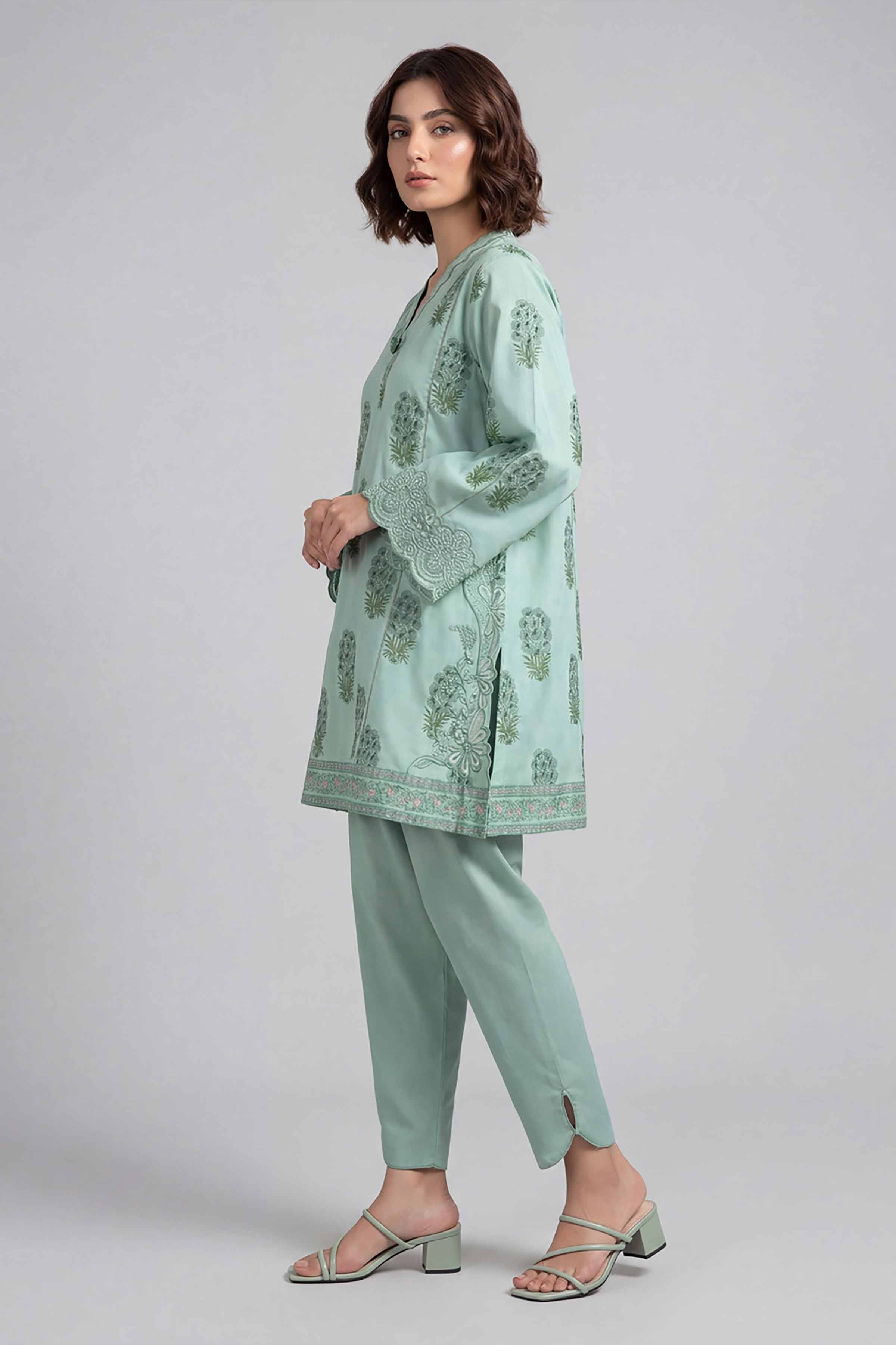 2 Piece - Printed Embroidered Suit - 42601660 for Women - Unstitched Collection | Nishat | Shop Online