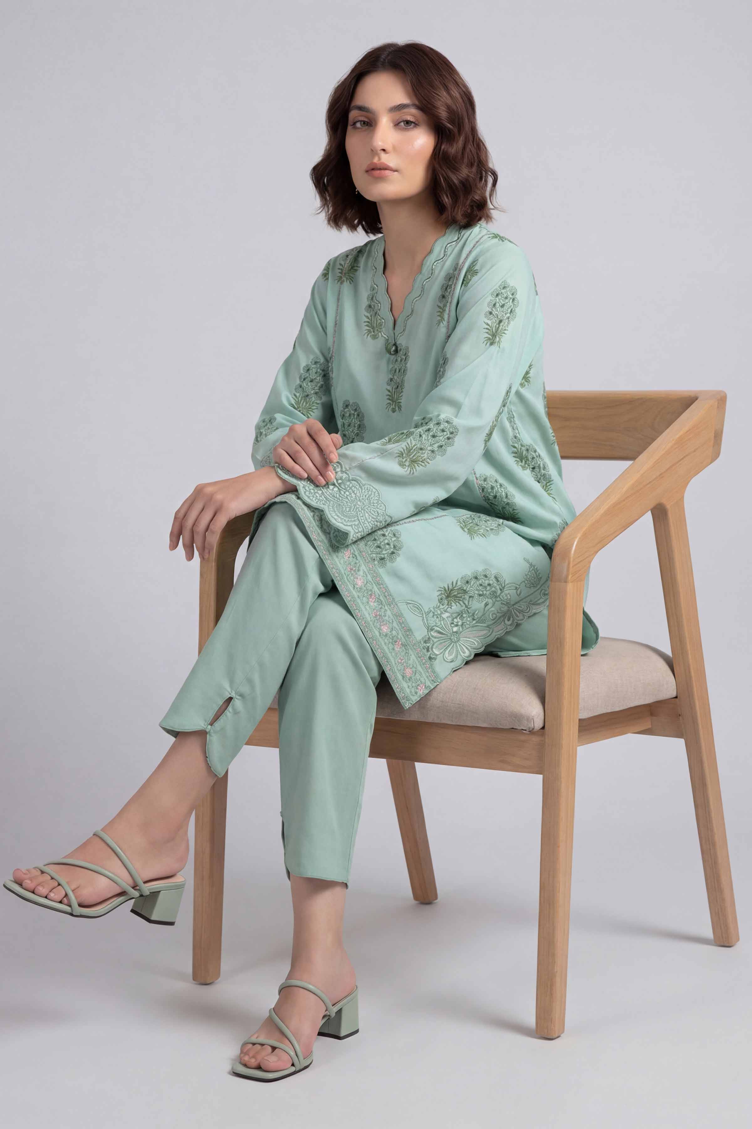 2 Piece - Printed Embroidered Suit - 42601660 for Women - Unstitched Collection | Nishat | Shop Online