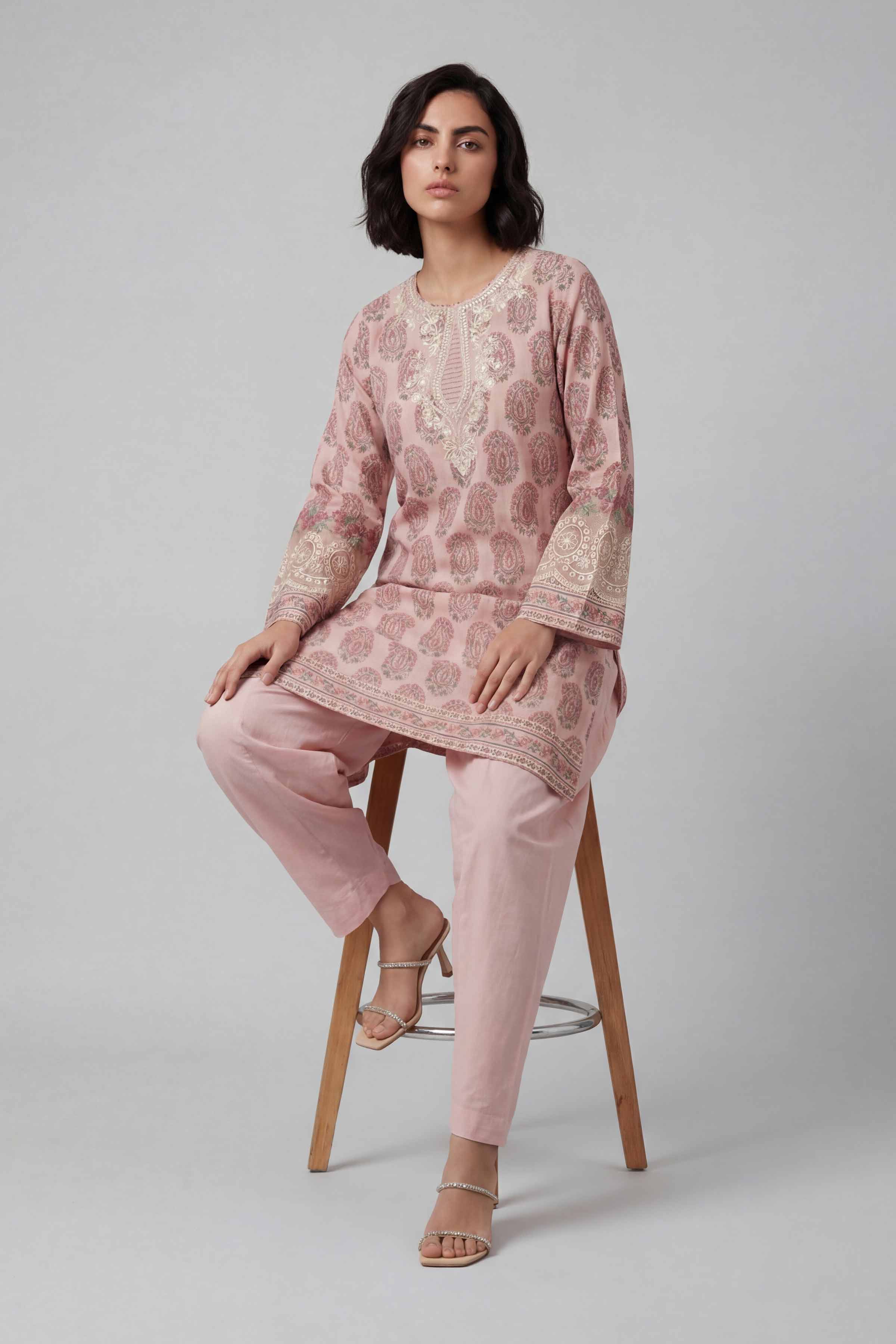 2 Piece - Printed Embroidered Suit - 42601661 for Women - Unstitched Collection | Nishat | Shop Online