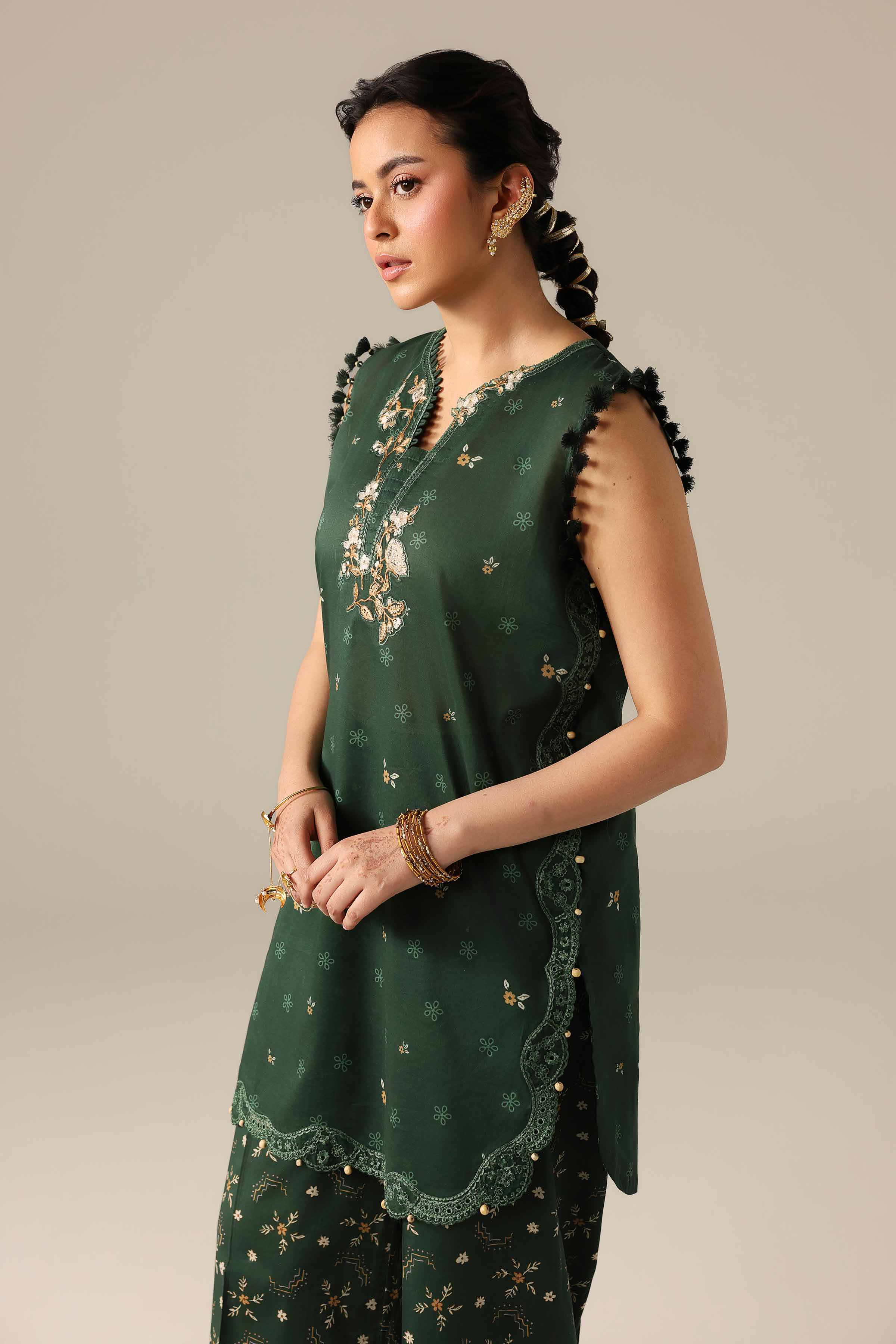 2 Piece - Printed Embroidered Suit - 42601665 for Women - Unstitched Collection | Nishat | Shop Online