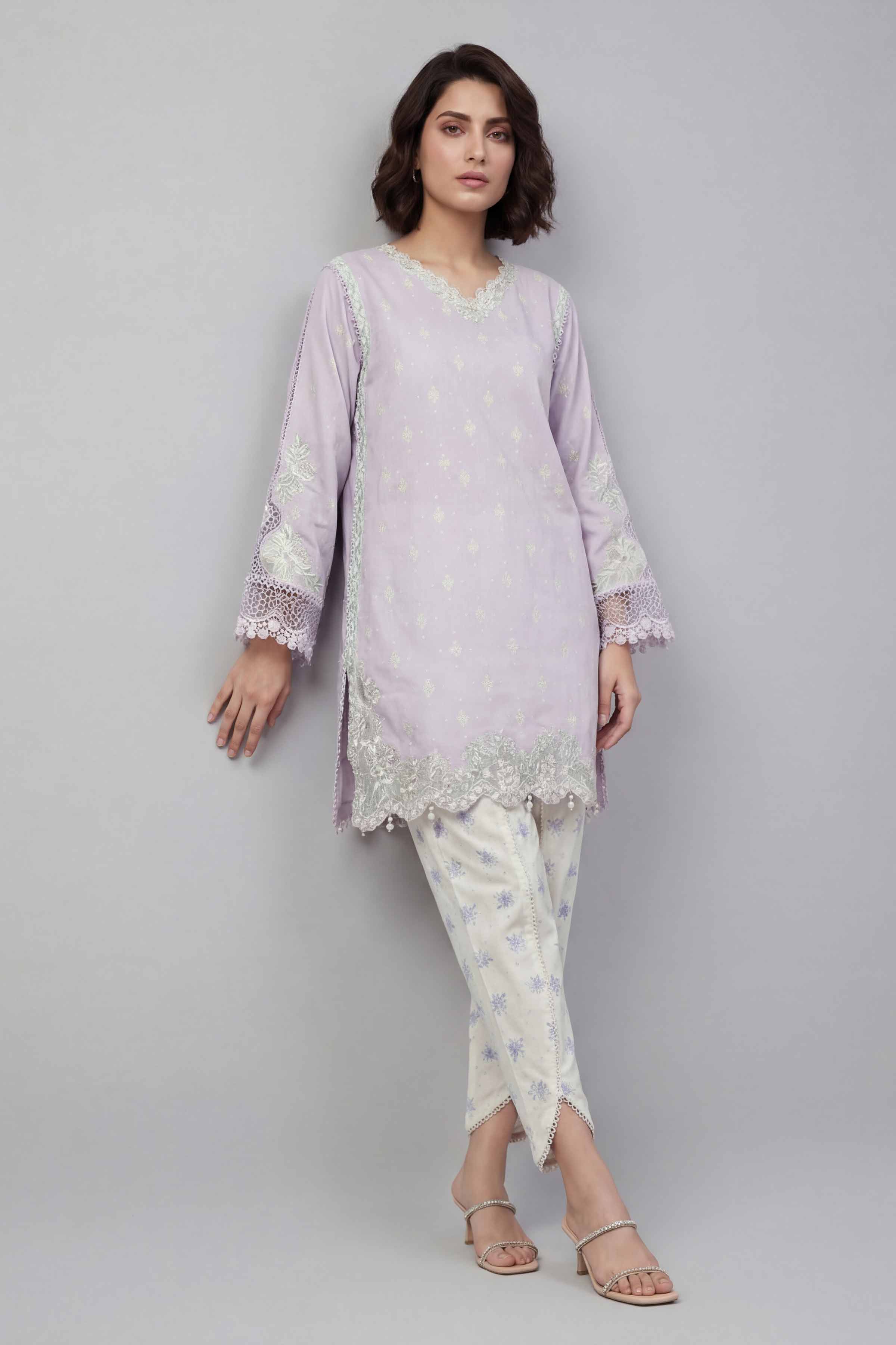 2 Piece - Printed Embroidered Suit - 42601667 for Women - Unstitched Collection | Nishat | Shop Online