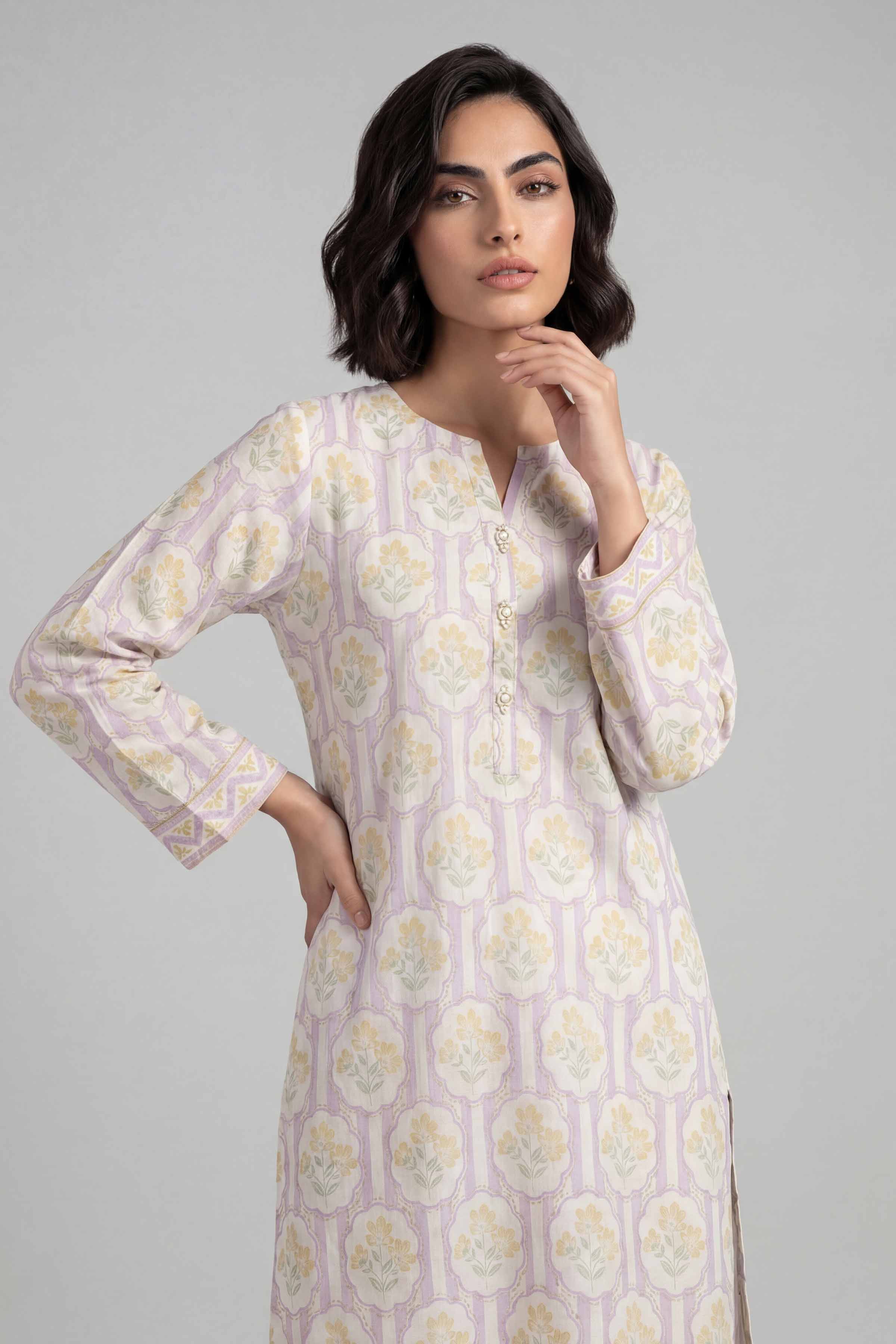 2 Piece - Printed Suit - 42601674 for Women - Unstitched Collection | Nishat | Shop Online