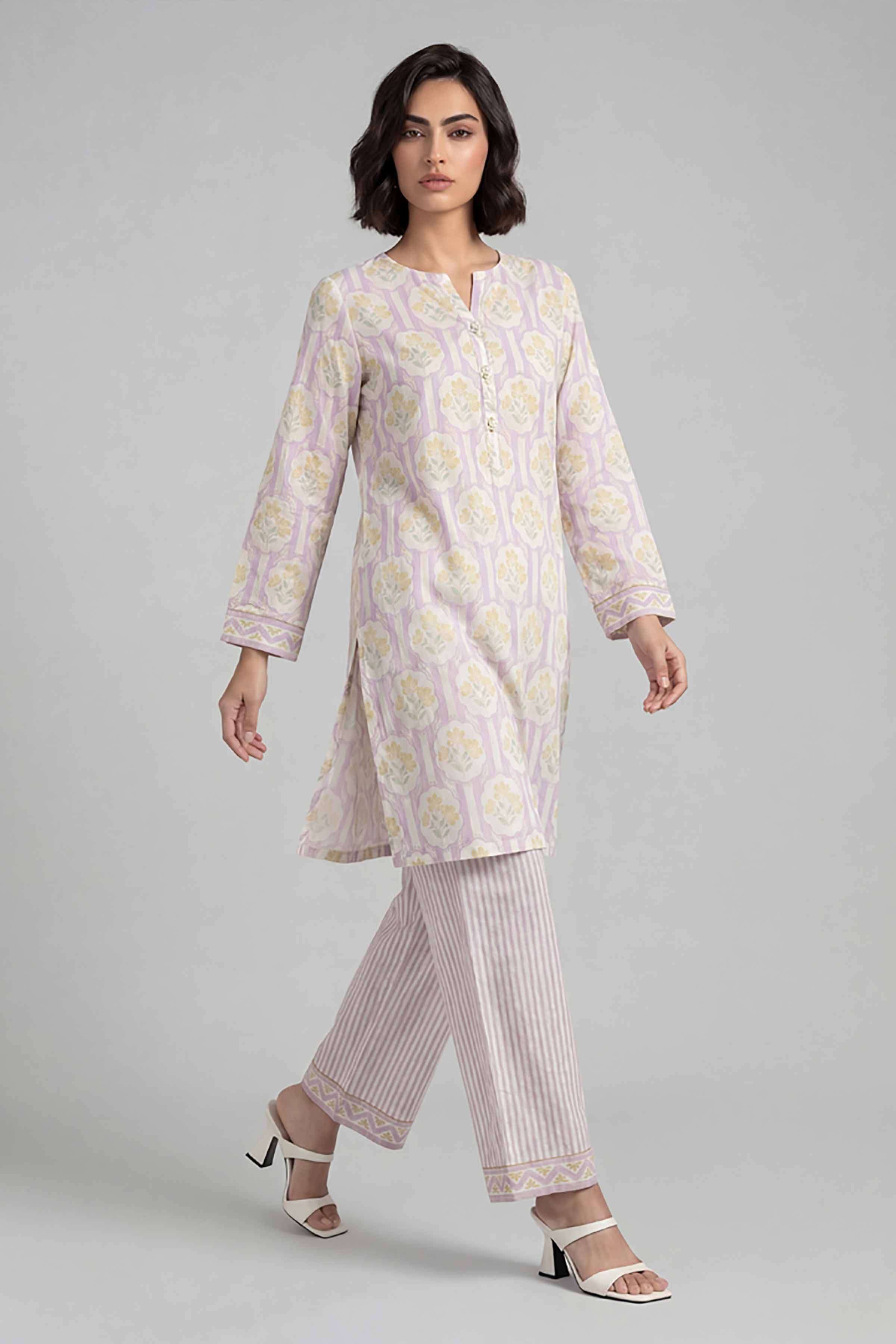 2 Piece - Printed Suit - 42601674 for Women - Unstitched Collection | Nishat | Shop Online