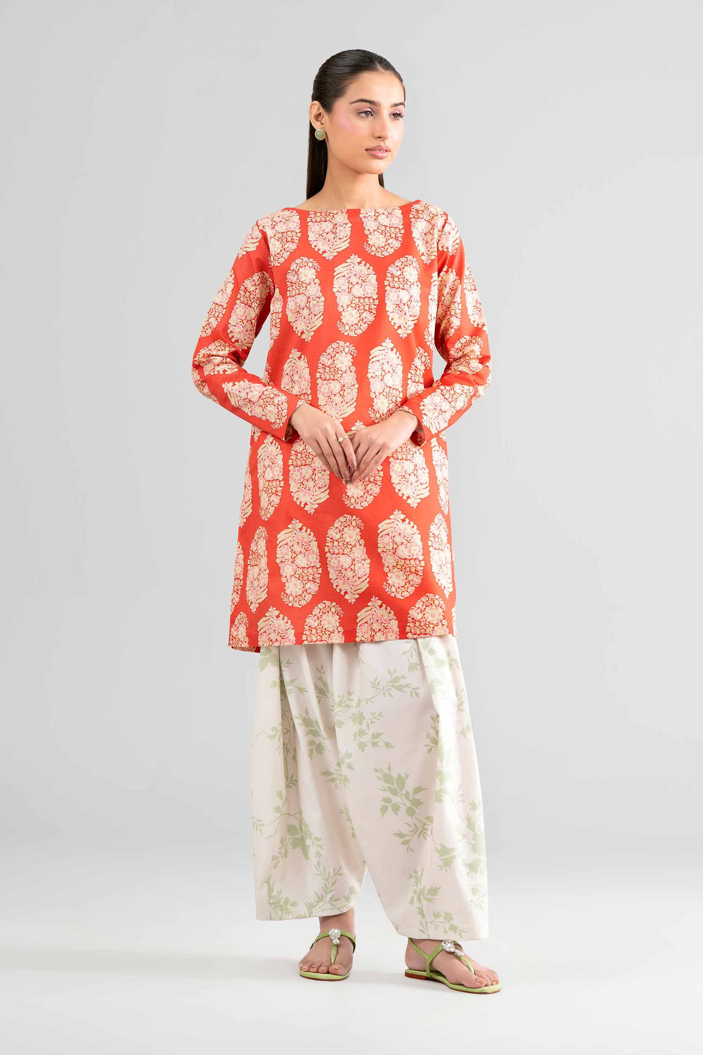 2 Piece - Printed Suit - 42601678 for Women - Unstitched Collection | Nishat | Shop Online