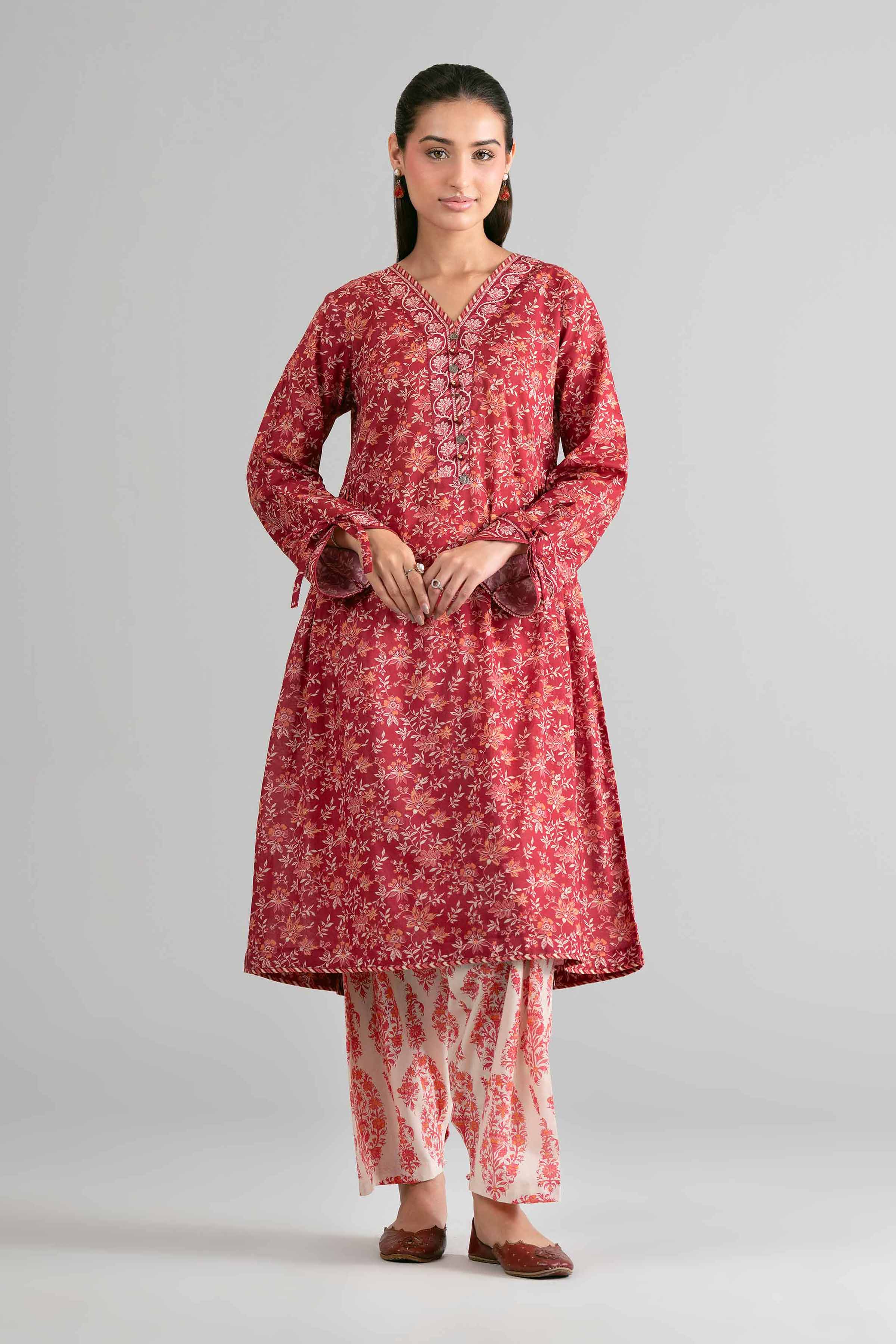 2 Piece - Printed Suit - 42601682 for Women - Unstitched Collection | Nishat | Shop Online