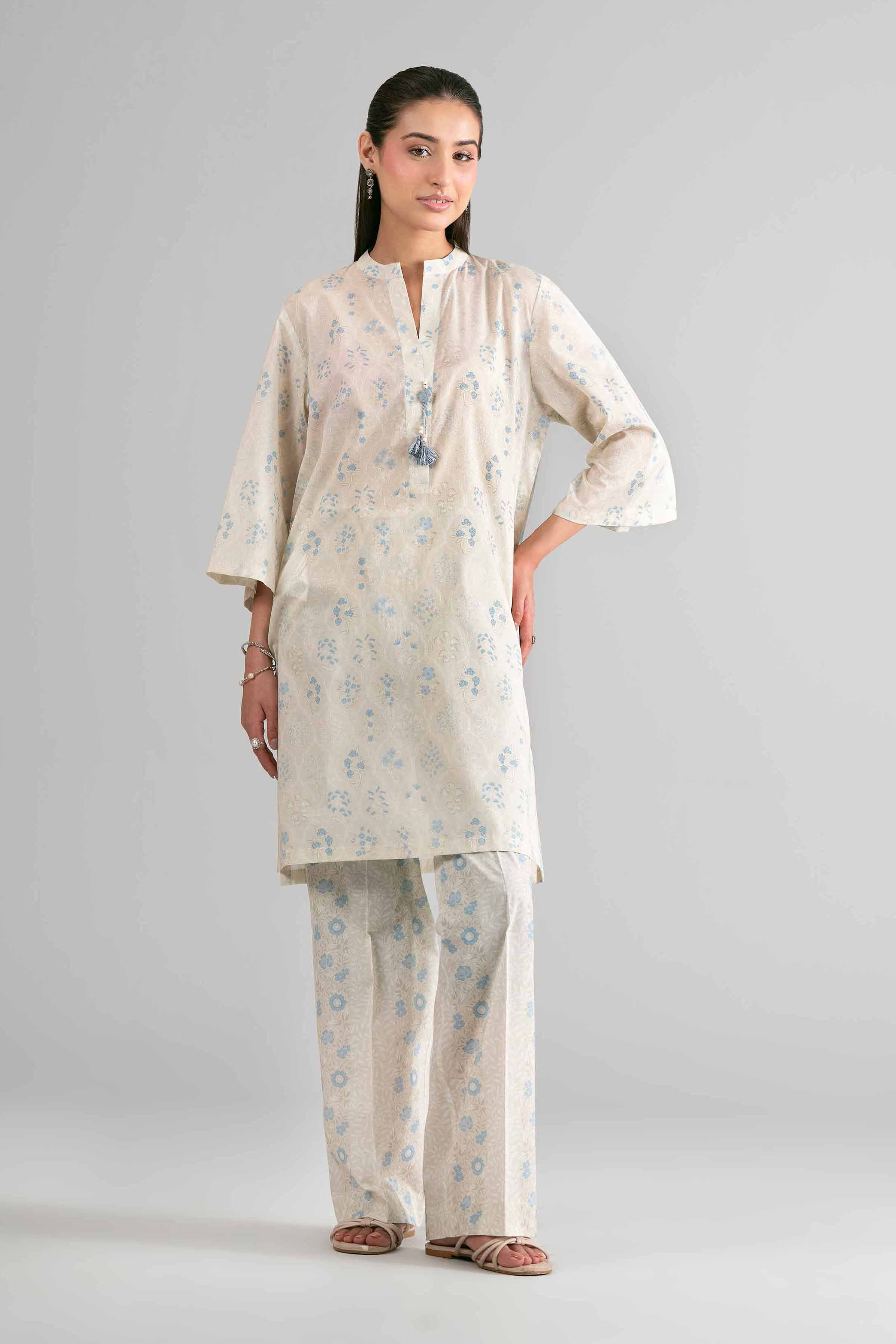 2 Piece - Printed Suit - 42601683 for Women - Unstitched Collection | Nishat | Shop Online