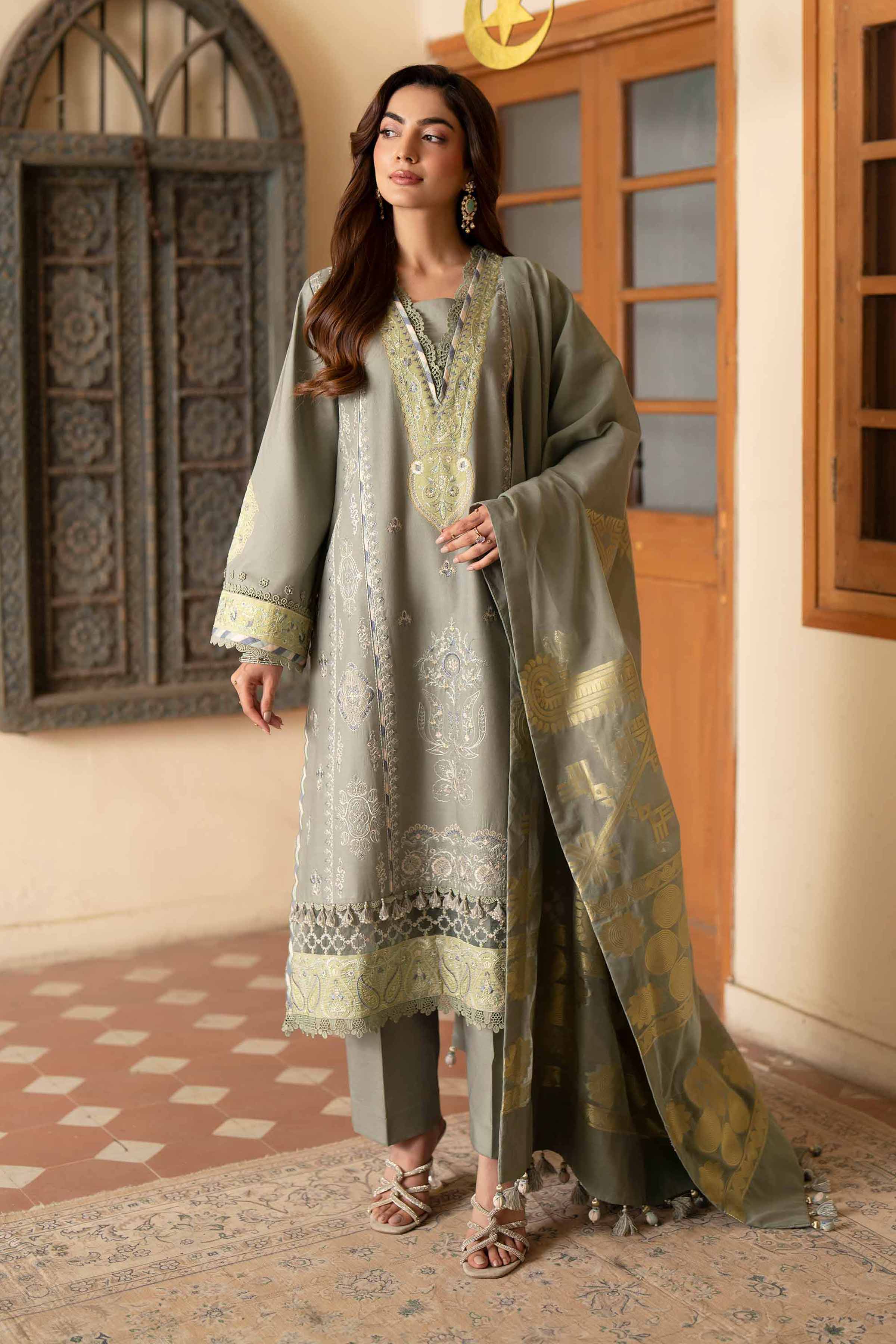 3 Piece - Embroidered Suit - 42601685 for Women - Unstitched Collection | Nishat | Shop Online
