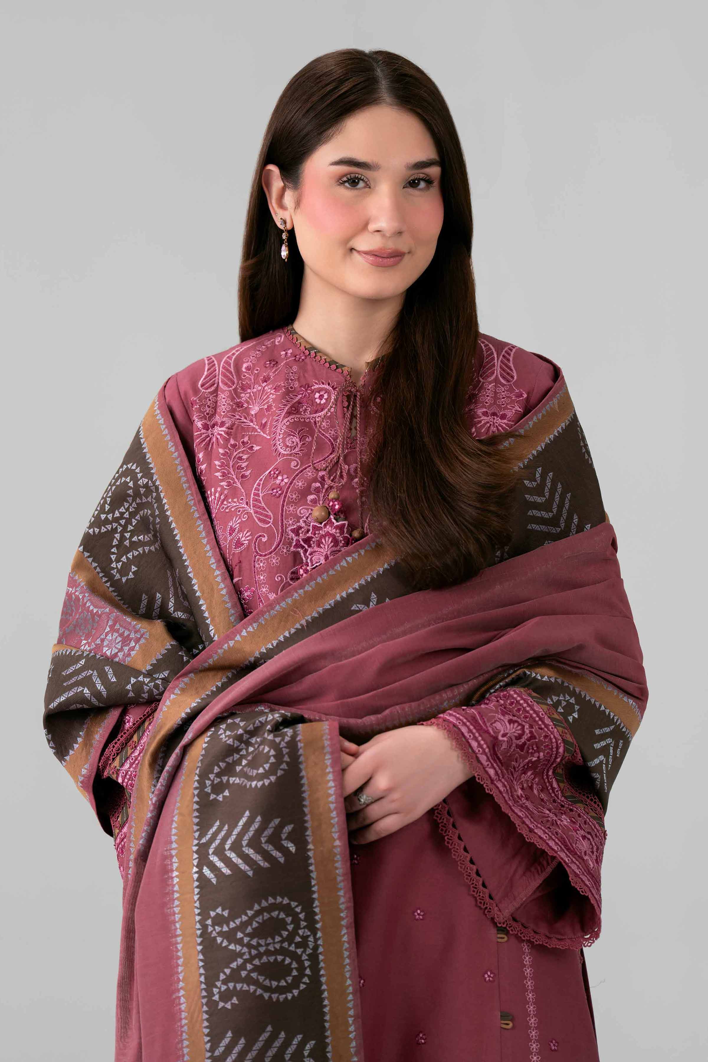 3 Piece - Embroidered Suit - 42601686 for Women - Unstitched Collection | Nishat | Shop Online