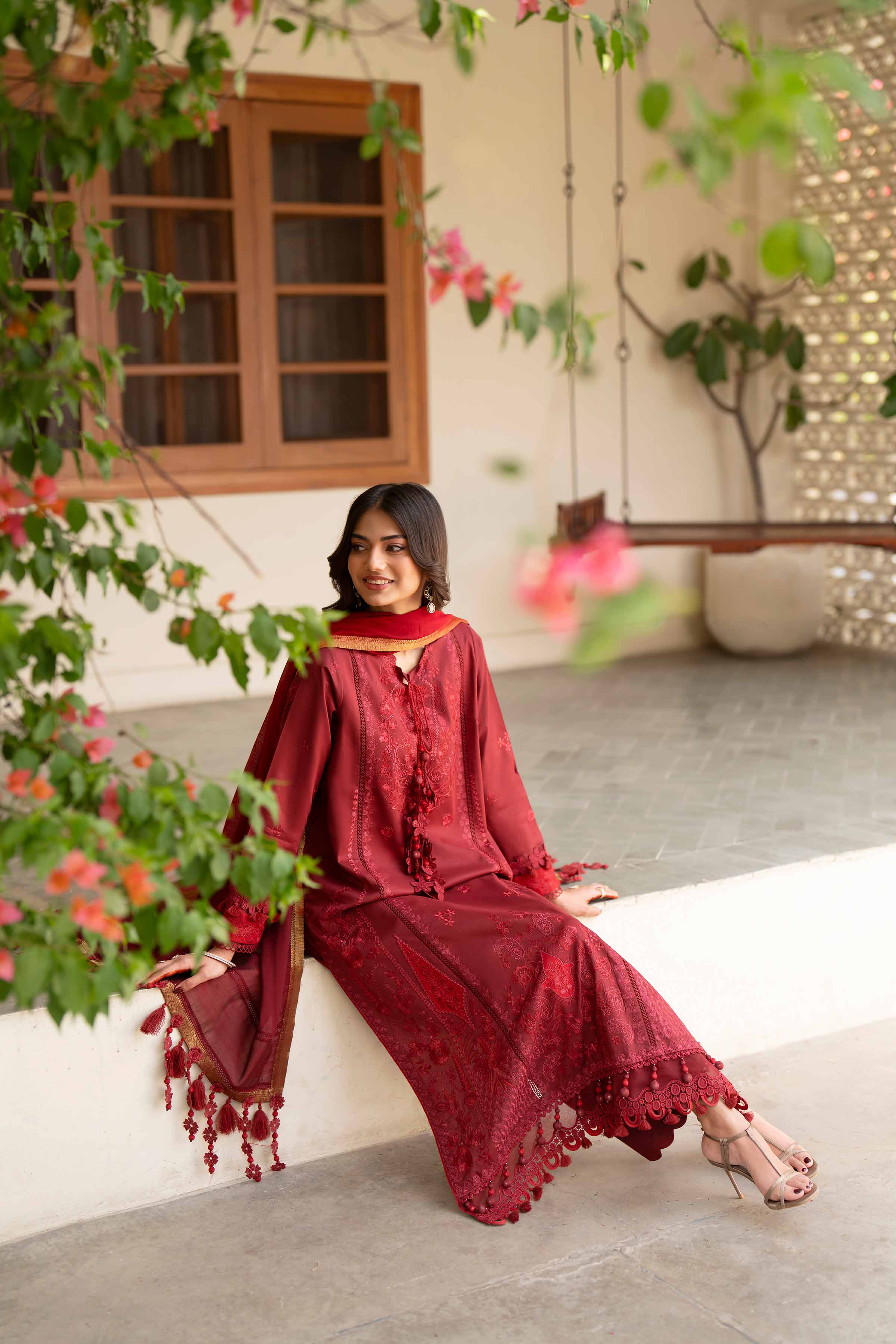 3 Piece - Embroidered Suit - 42601687 for Women - Unstitched Collection | Nishat | Shop Online