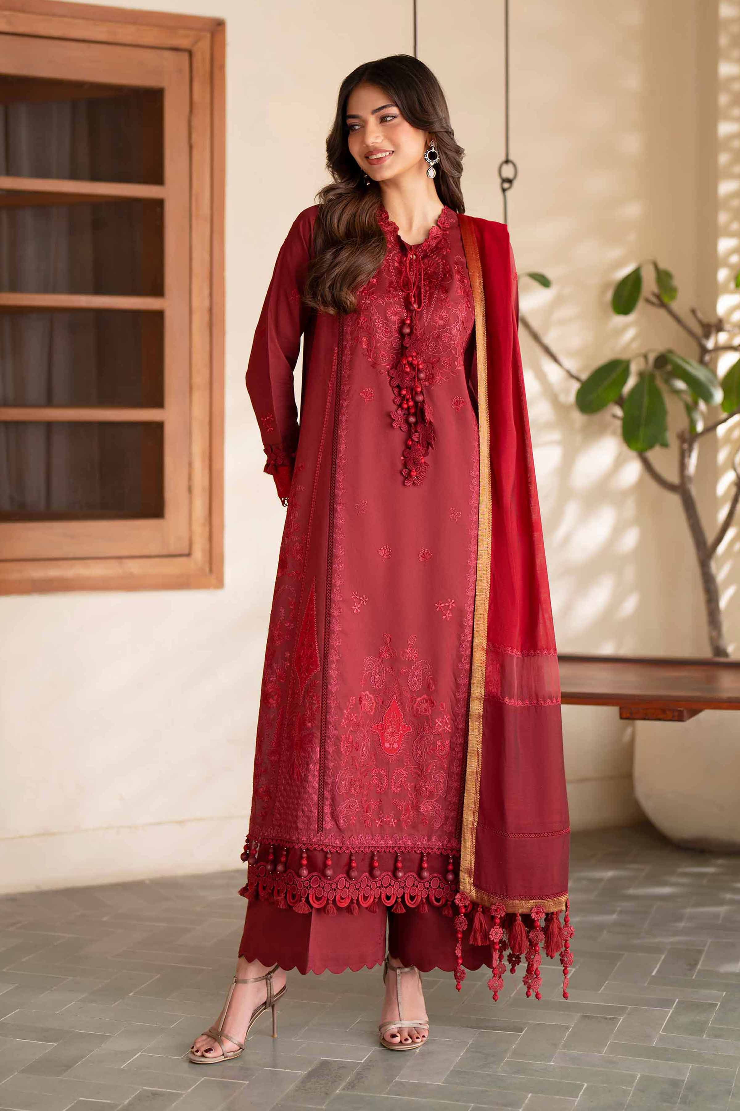 3 Piece - Embroidered Suit - 42601687 for Women - Unstitched Collection | Nishat | Shop Online