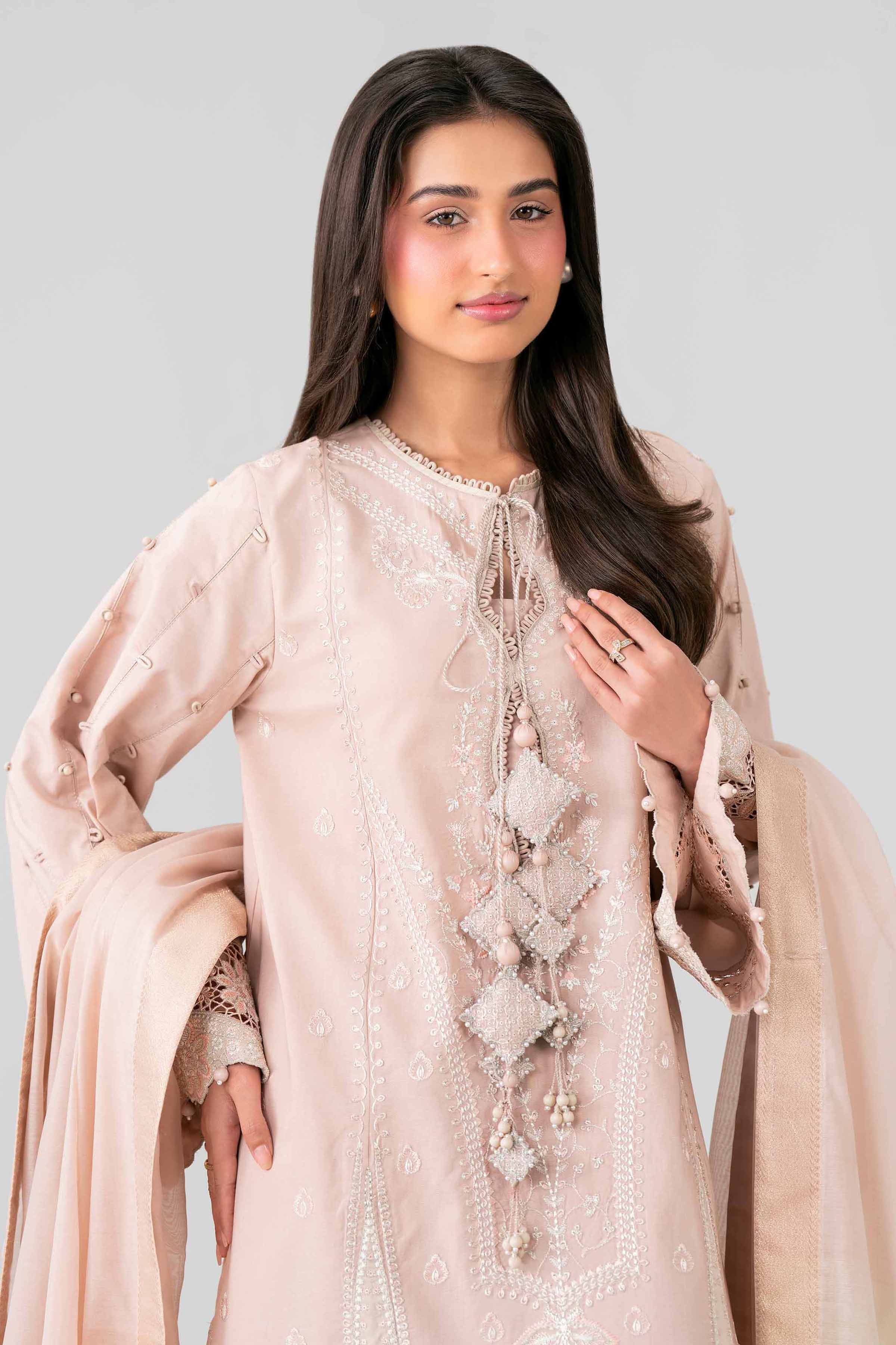 3 Piece - Embroidered Suit - 42601688 for Women - Unstitched Collection | Nishat | Shop Online