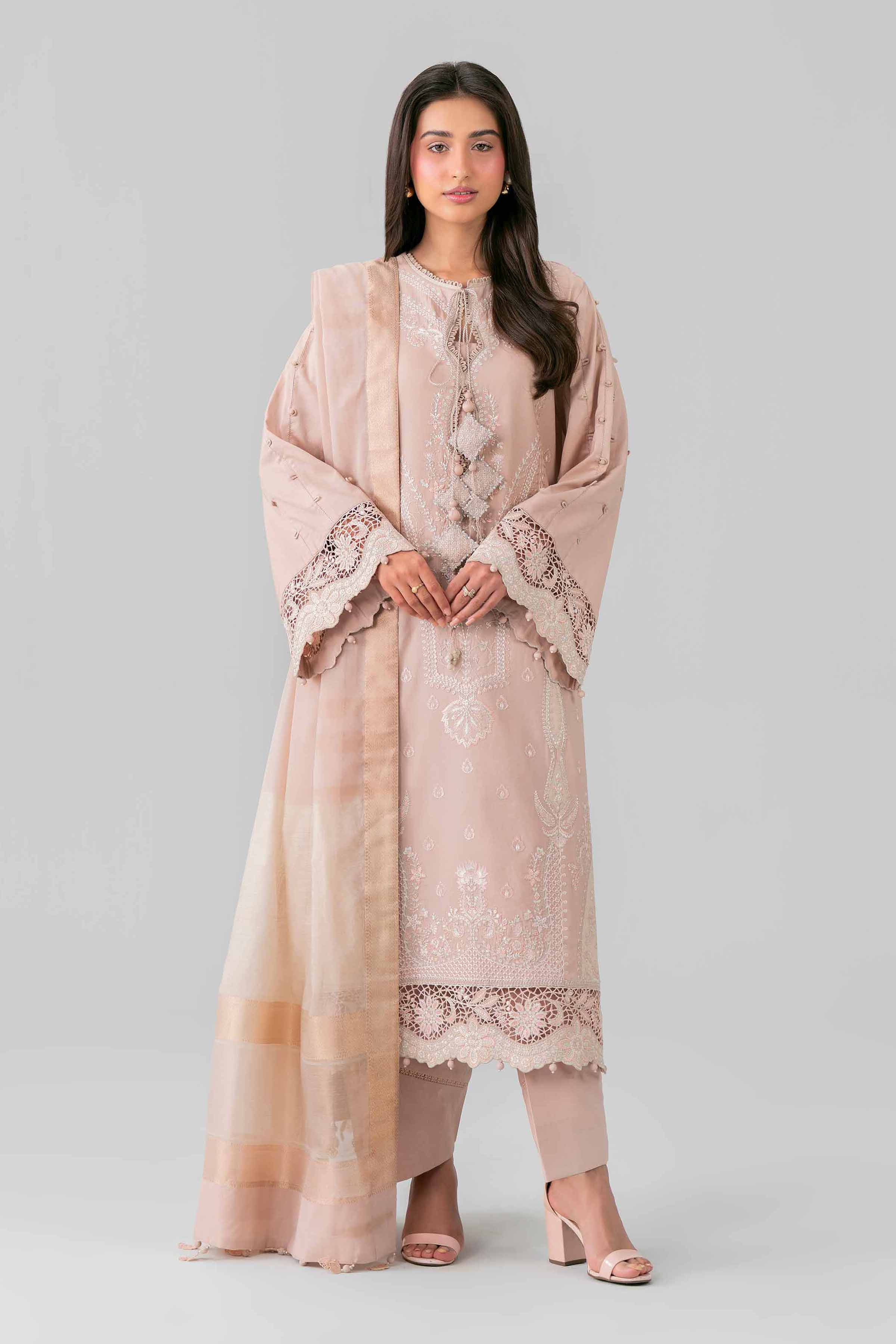 3 Piece - Embroidered Suit - 42601688 for Women - Unstitched Collection | Nishat | Shop Online