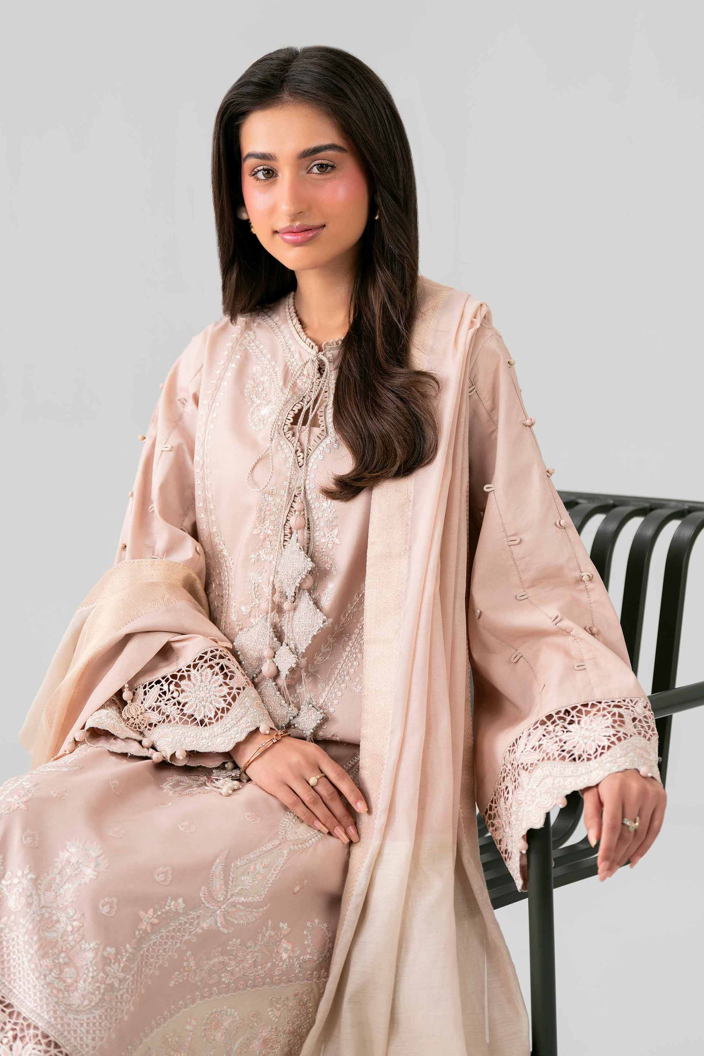 3 Piece - Embroidered Suit - 42601688 for Women - Unstitched Collection | Nishat | Shop Online
