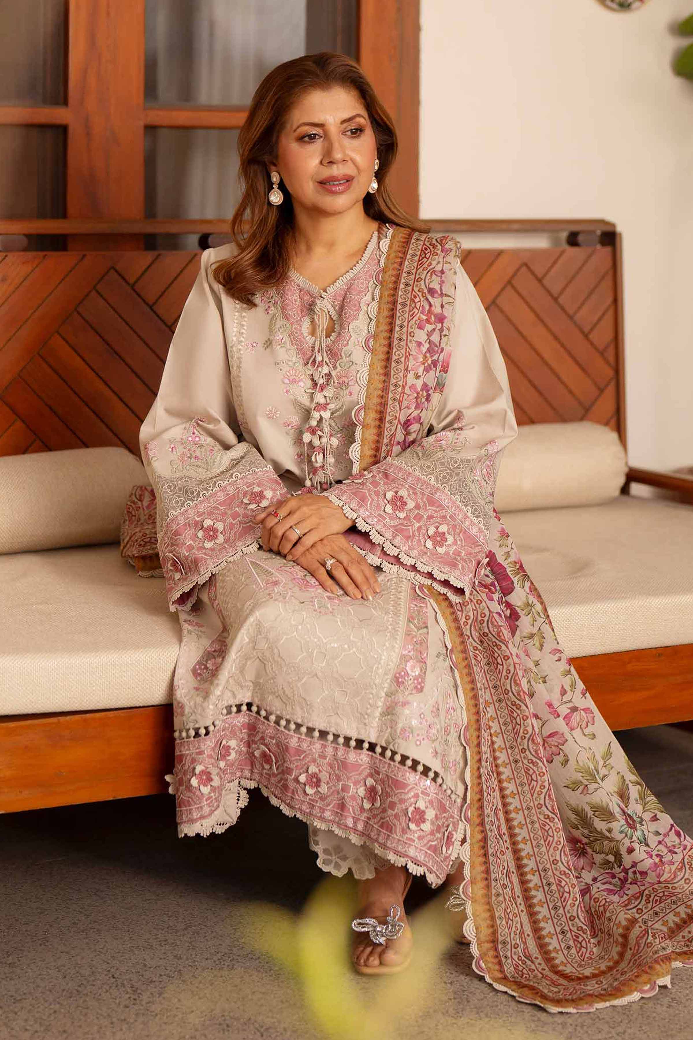 3 Piece - Digital Printed Embroidered Suit - 42601690 for Women - Unstitched Collection | Nishat | Shop Online