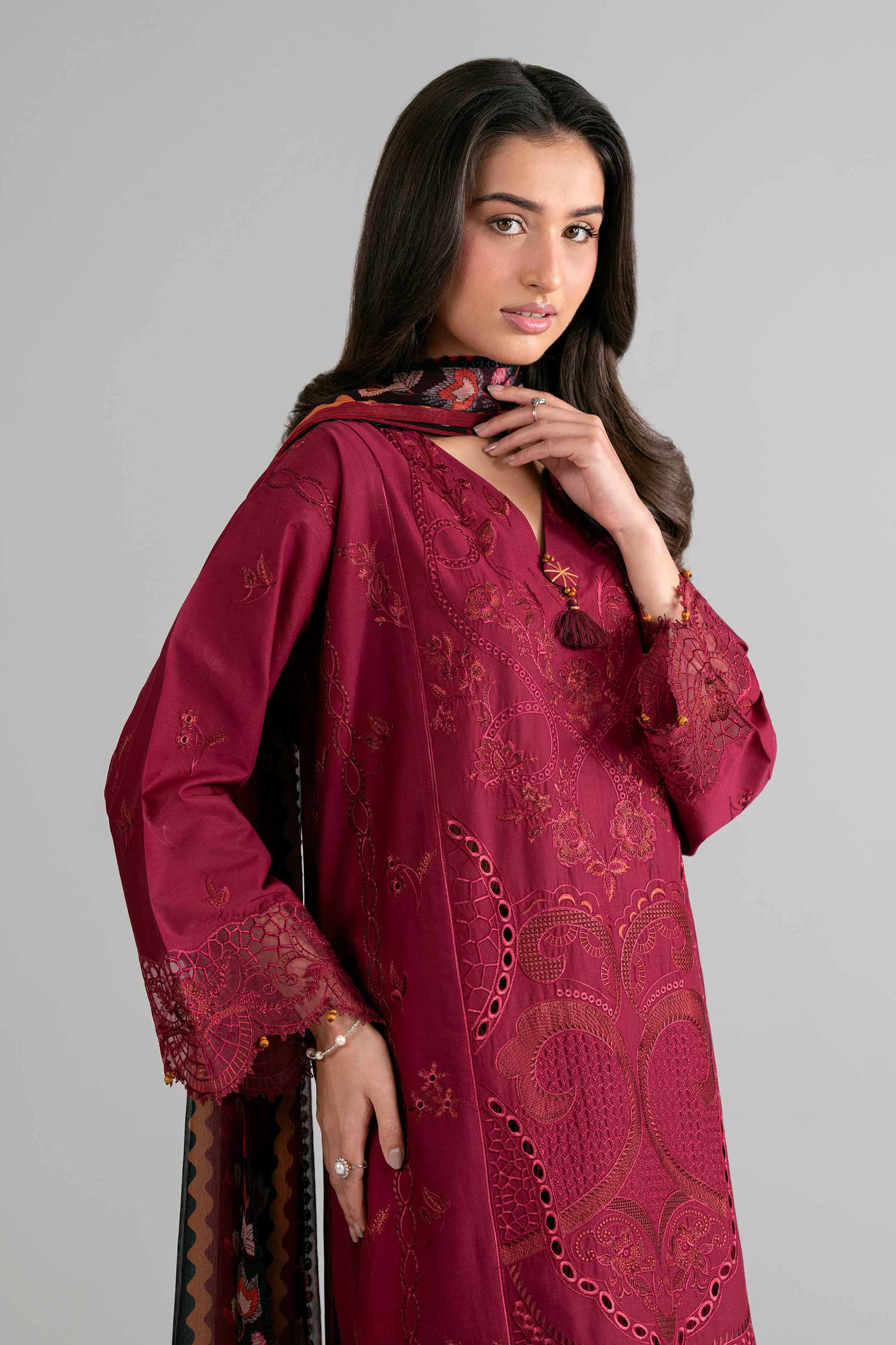 3 Piece - Digital Printed Embroidered Suit - 42601694 for Women - Unstitched Collection | Nishat | Shop Online