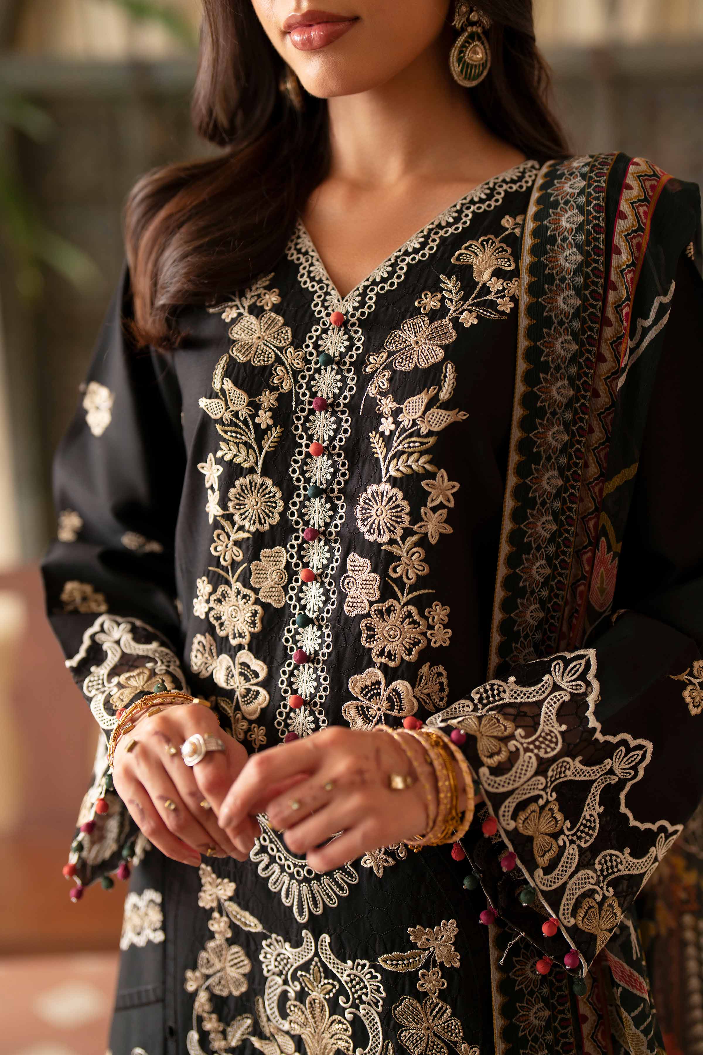 3 Piece - Digital Printed Embroidered Suit - 42601698 for Women - Unstitched Collection | Nishat | Shop Online