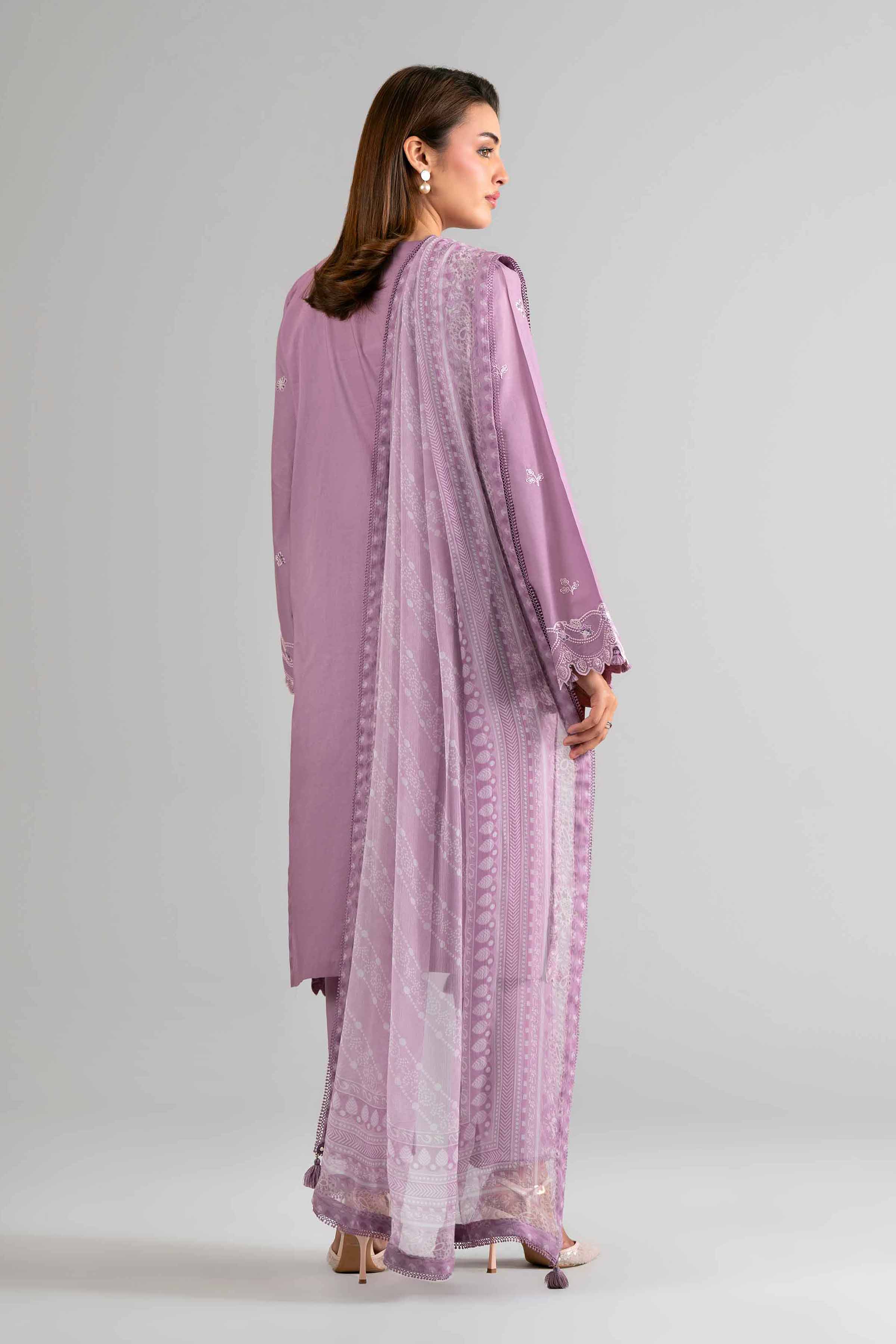 3 Piece - Digital Printed Embroidered Suit - 42601702