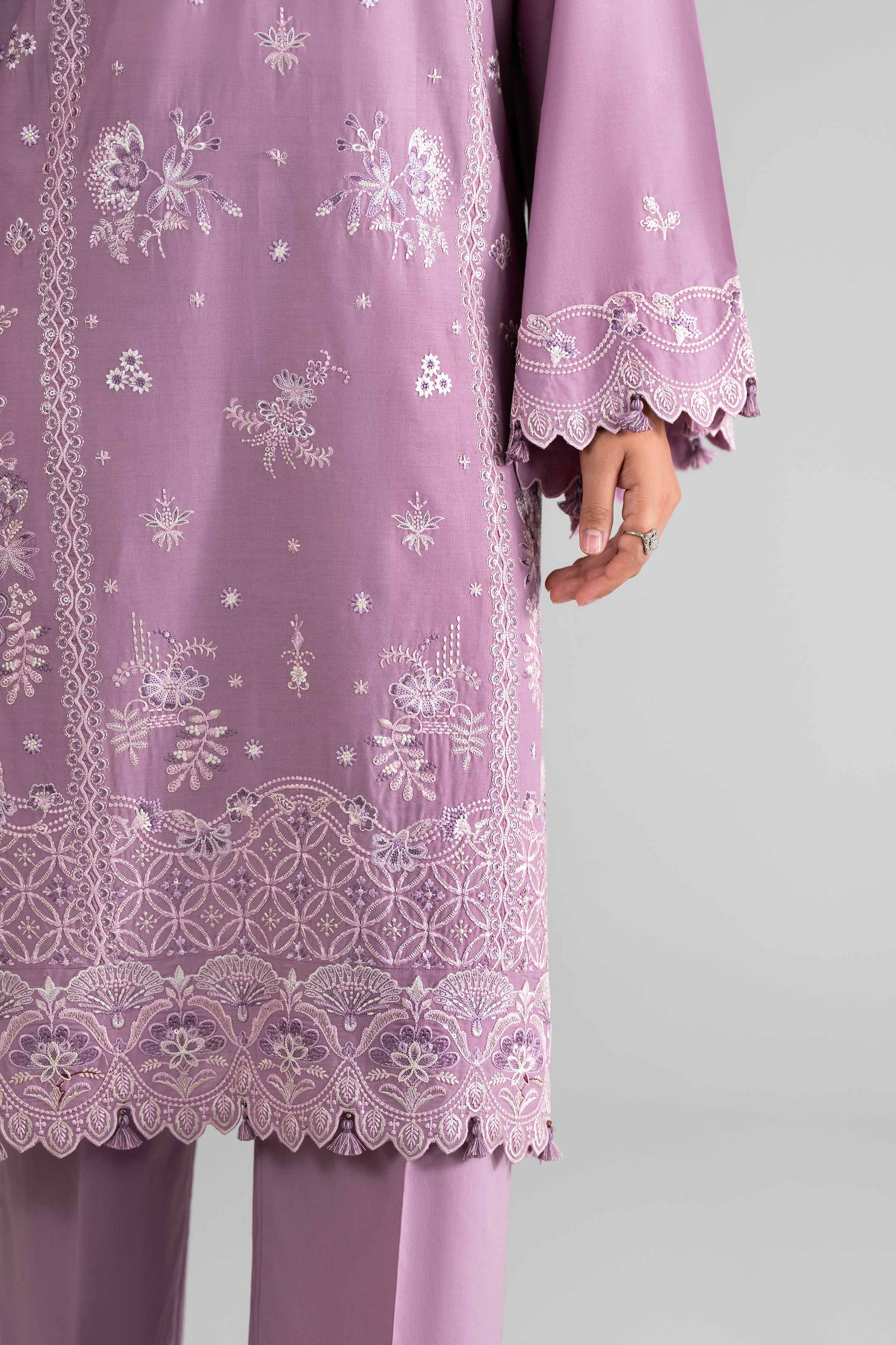 3 Piece - Digital Printed Embroidered Suit - 42601702