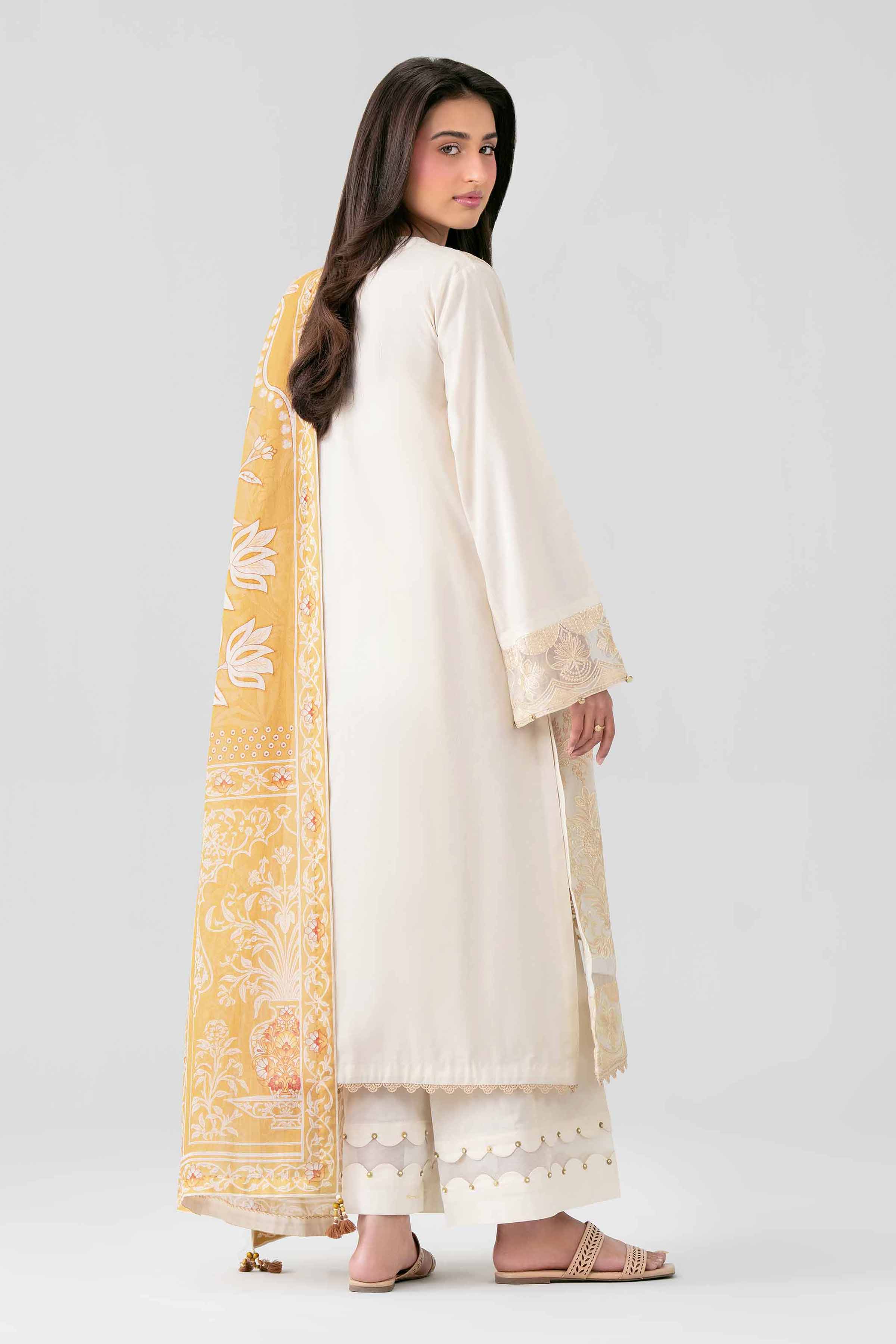 3 Piece - Digital Printed Embroidered Suit - 42601706