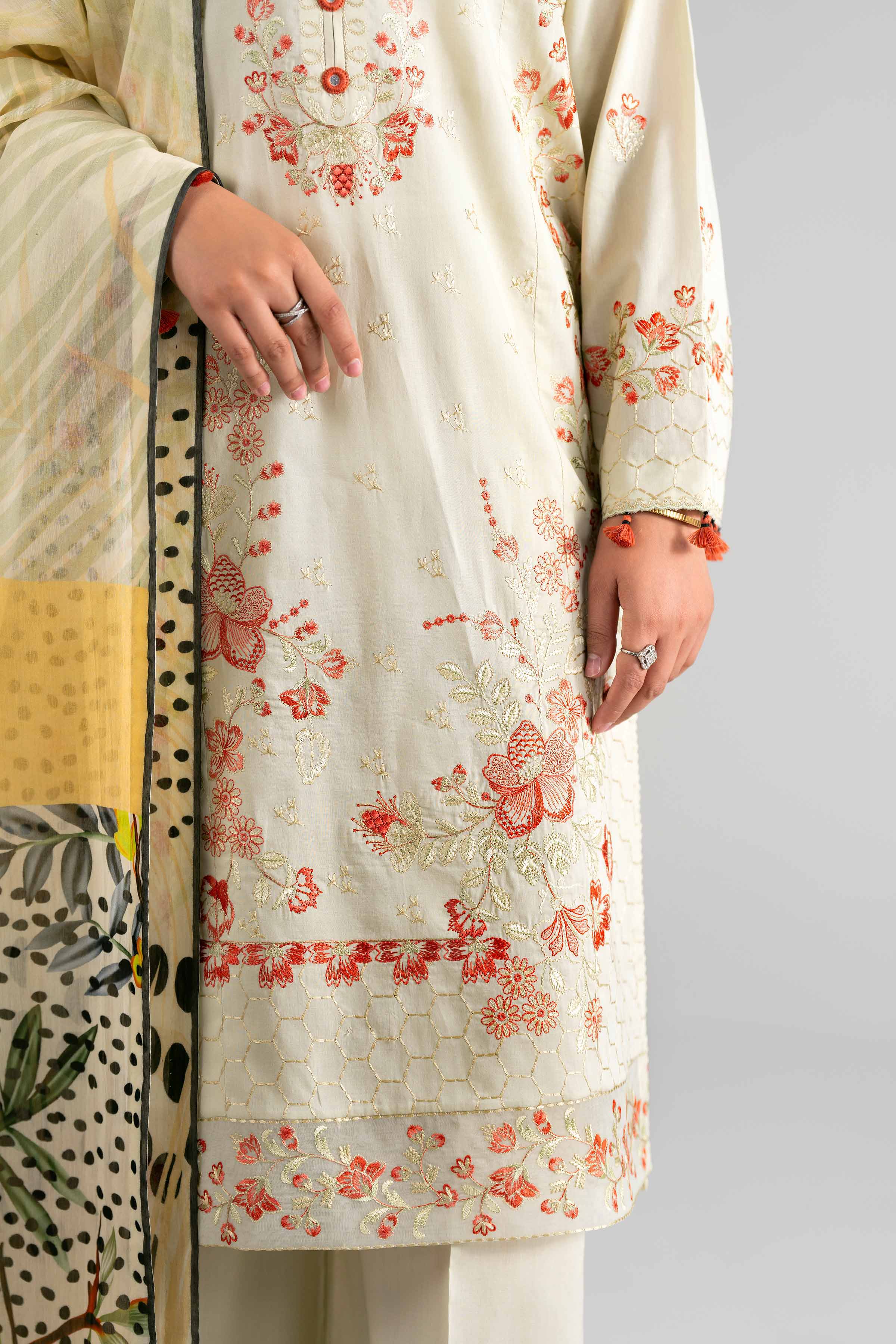 3 Piece - Digital Printed Embroidered Suit - 42601708 for Women - Unstitched Collection | Nishat | Shop Online