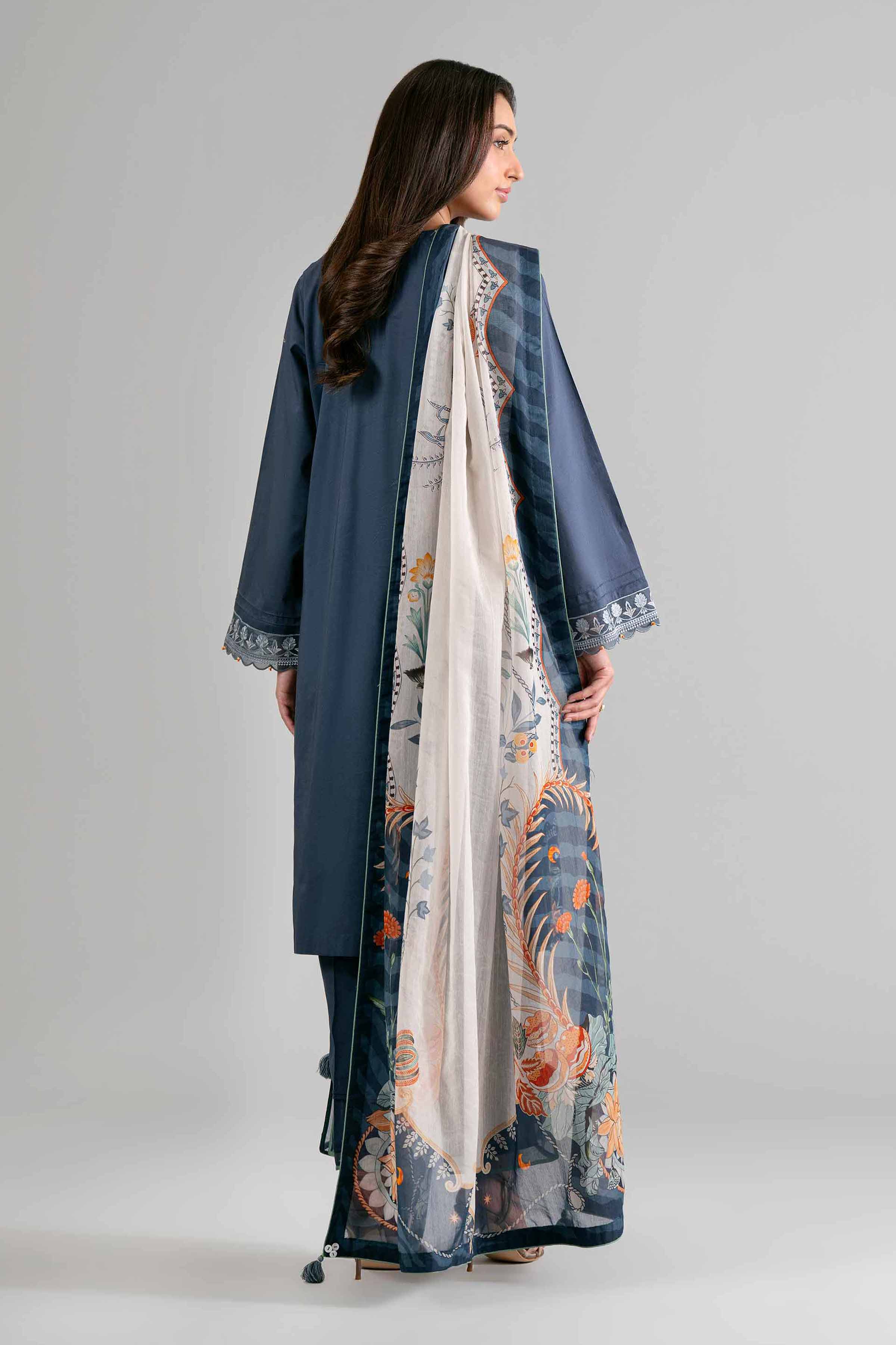 3 Piece - Digital Printed Embroidered Suit - 42601710 for Women - Unstitched Collection | Nishat | Shop Online