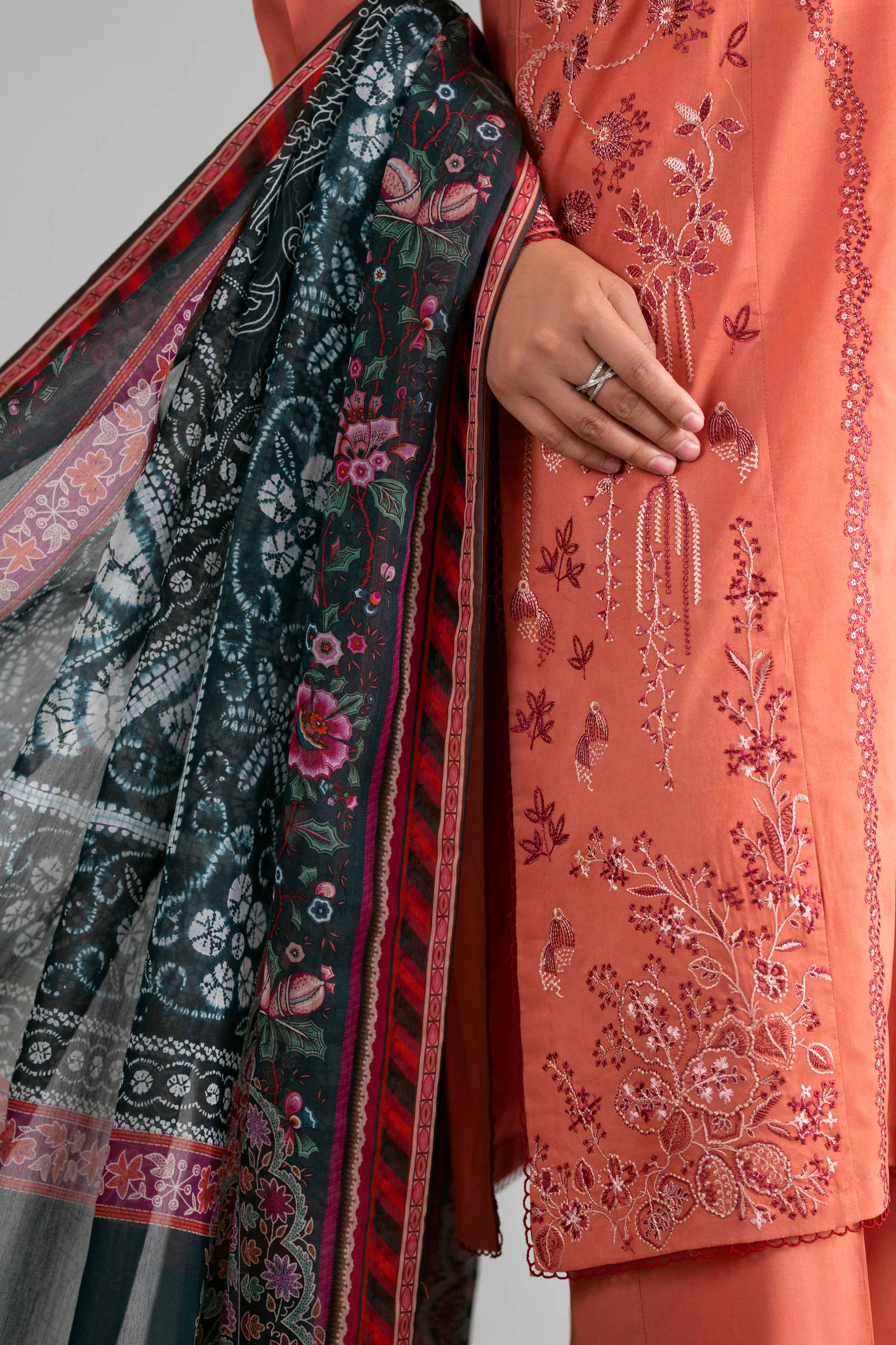 3 Piece - Digital Printed Embroidered Suit - 42601711 for Women - Unstitched Collection | Nishat | Shop Online