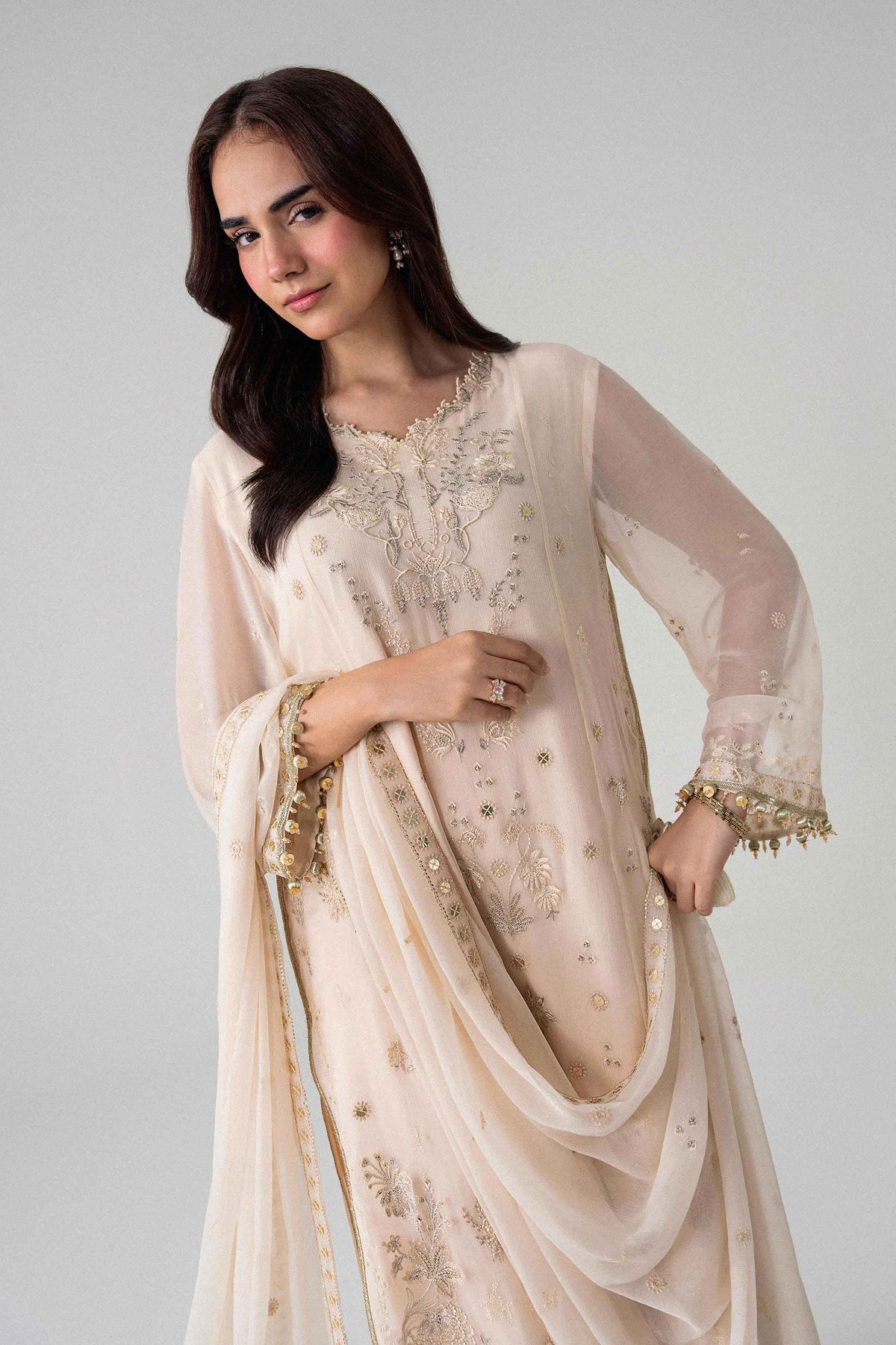 3 Piece - Embroidered Suit - 42601716