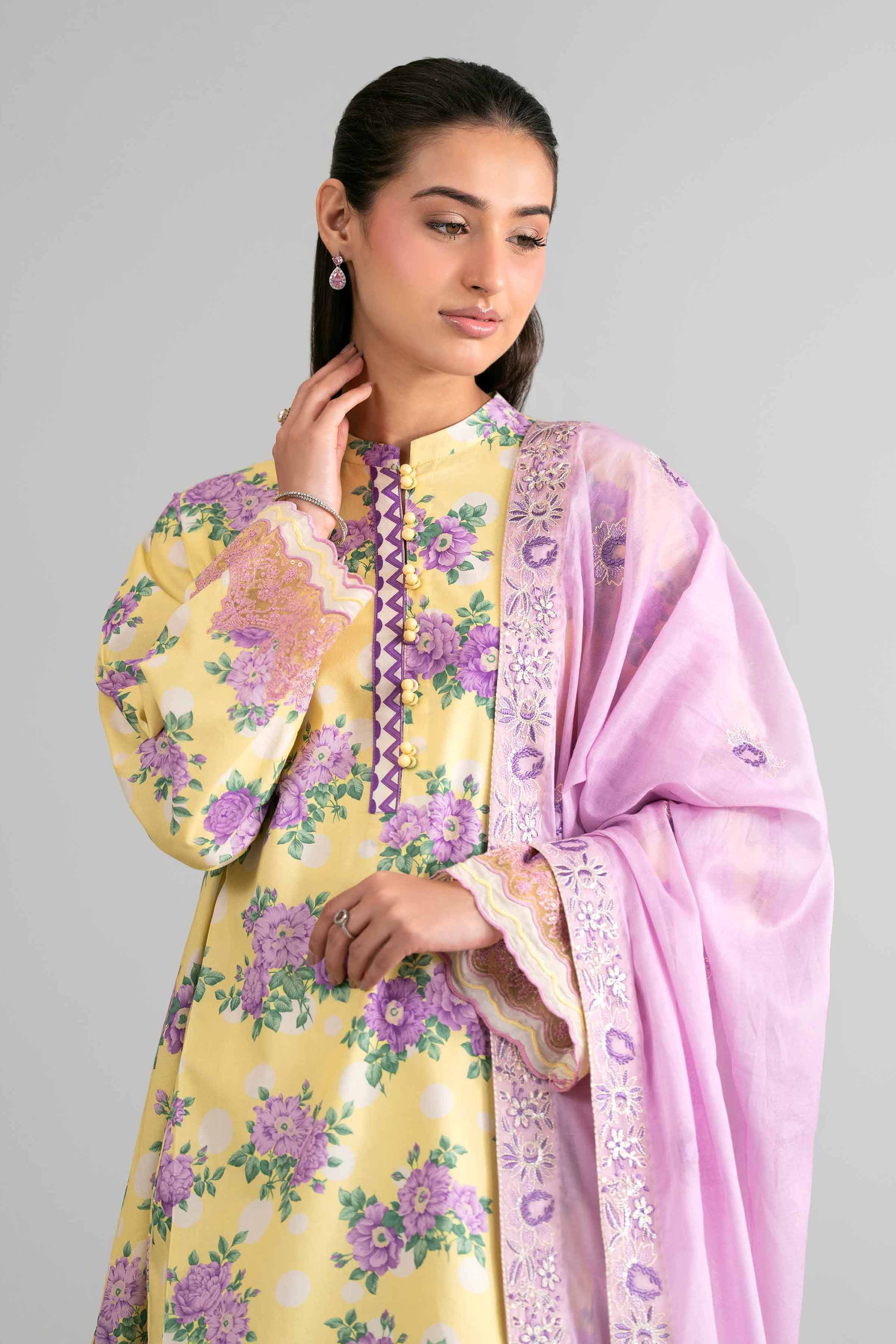 3 Piece - Printed Embroidered Suit - 42601720 for Women - Unstitched Collection | Nishat | Shop Online