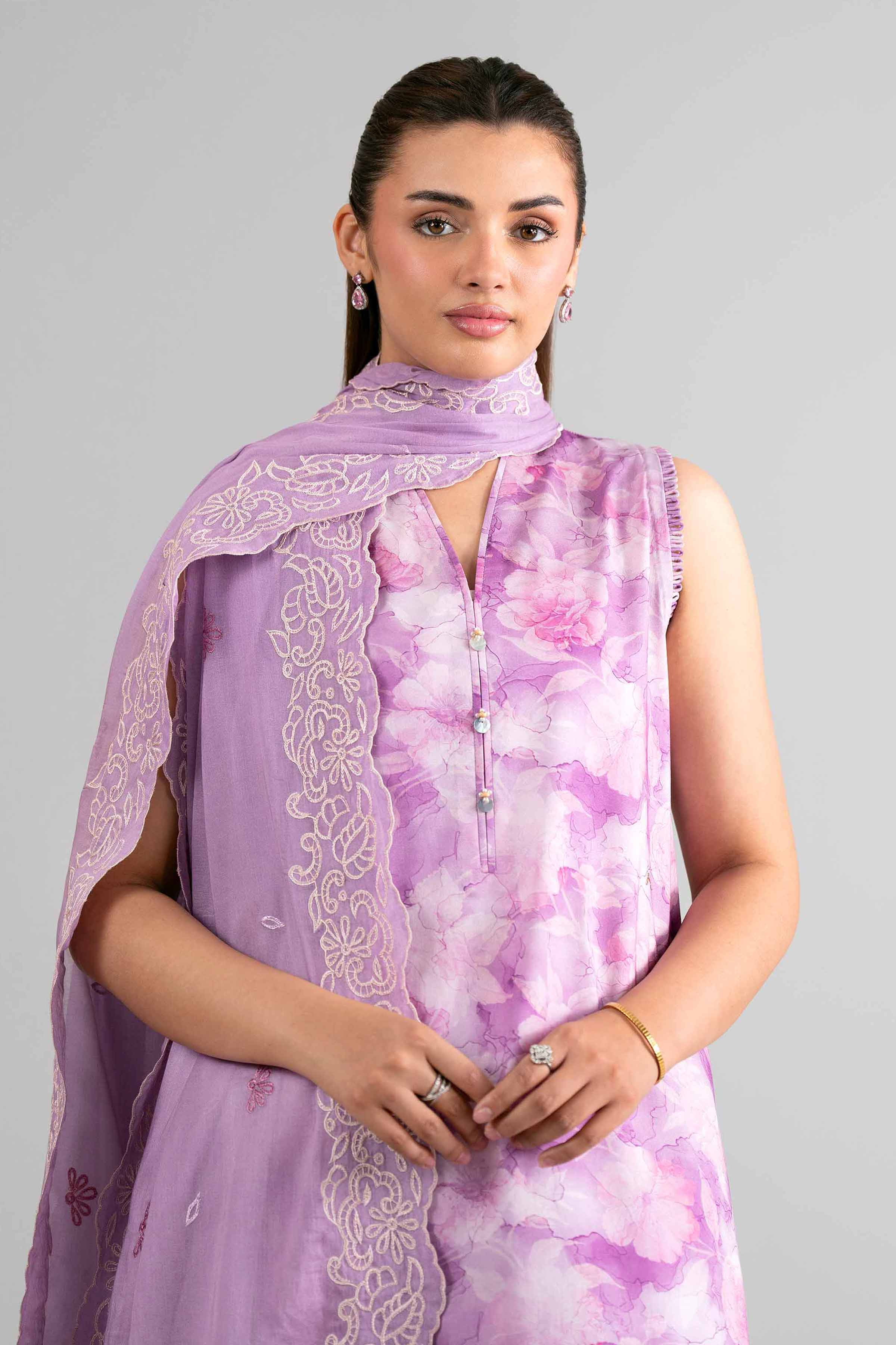 3 Piece - Printed Embroidered Suit - 42601725 for Women - Unstitched Collection | Nishat | Shop Online