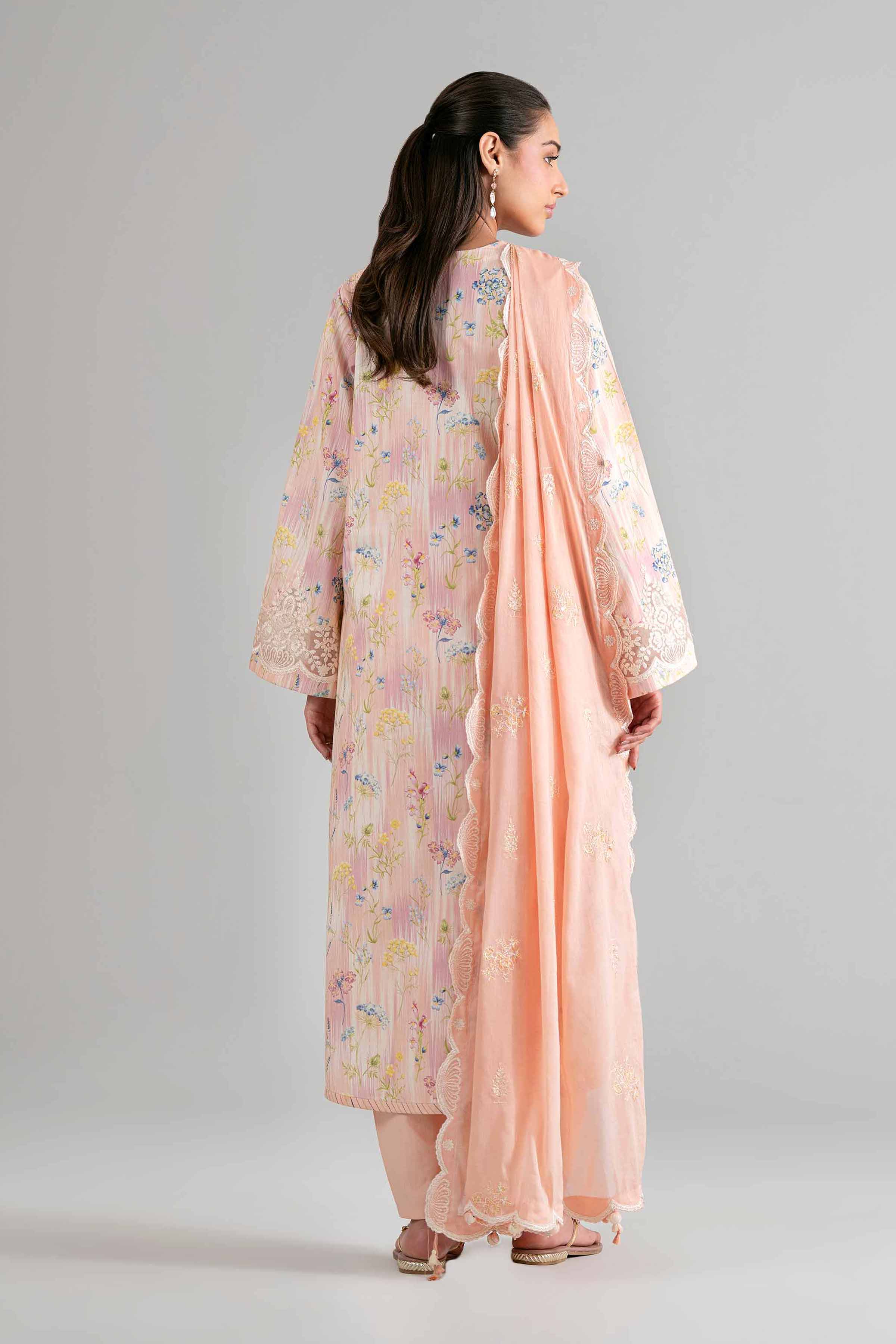 3 Piece - Printed Embroidered Suit - 42601727 for Women - Unstitched Collection | Nishat | Shop Online