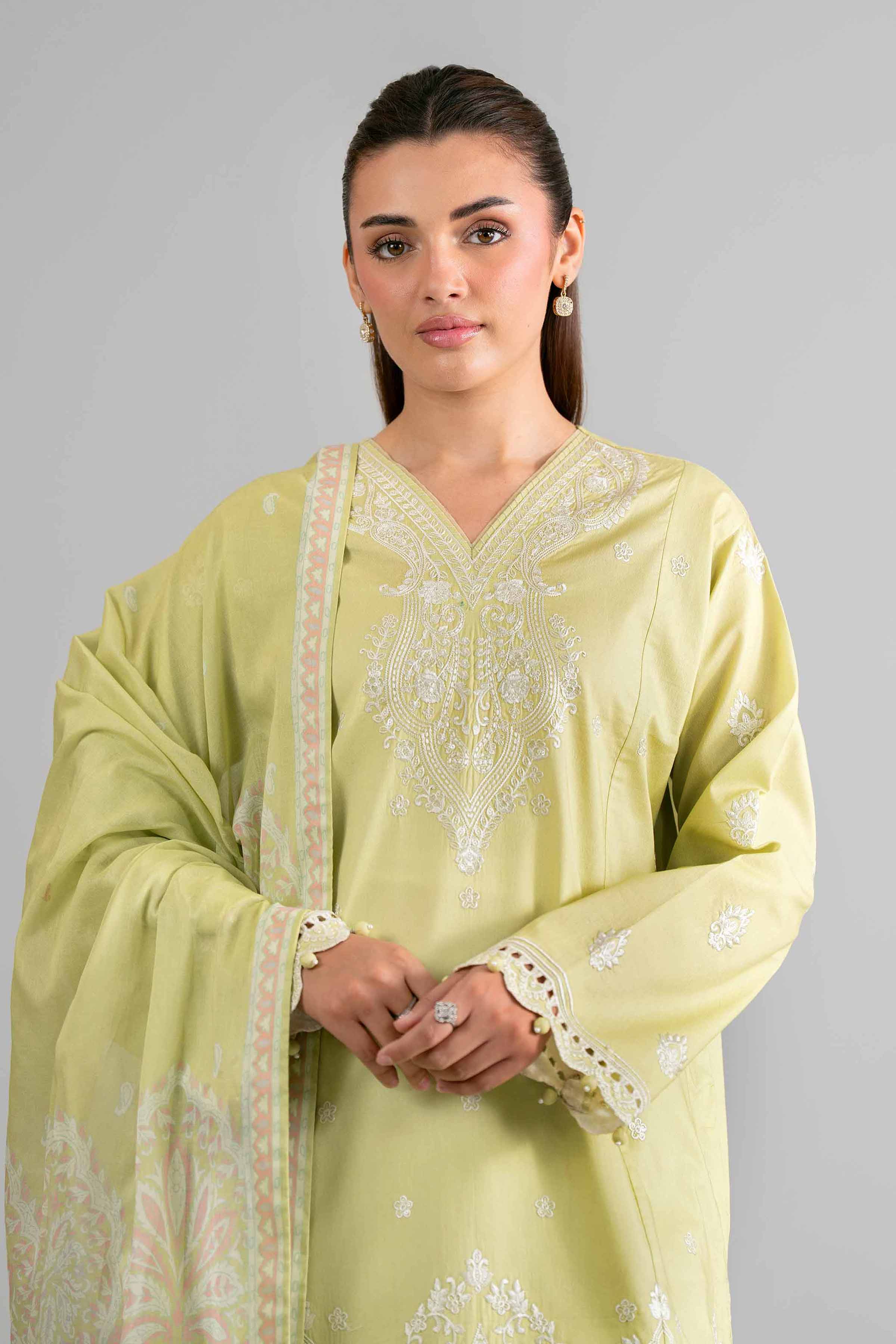 3 Piece - Digital Printed Embroidered Suit - 42601729 for Women - Unstitched Collection | Nishat | Shop Online
