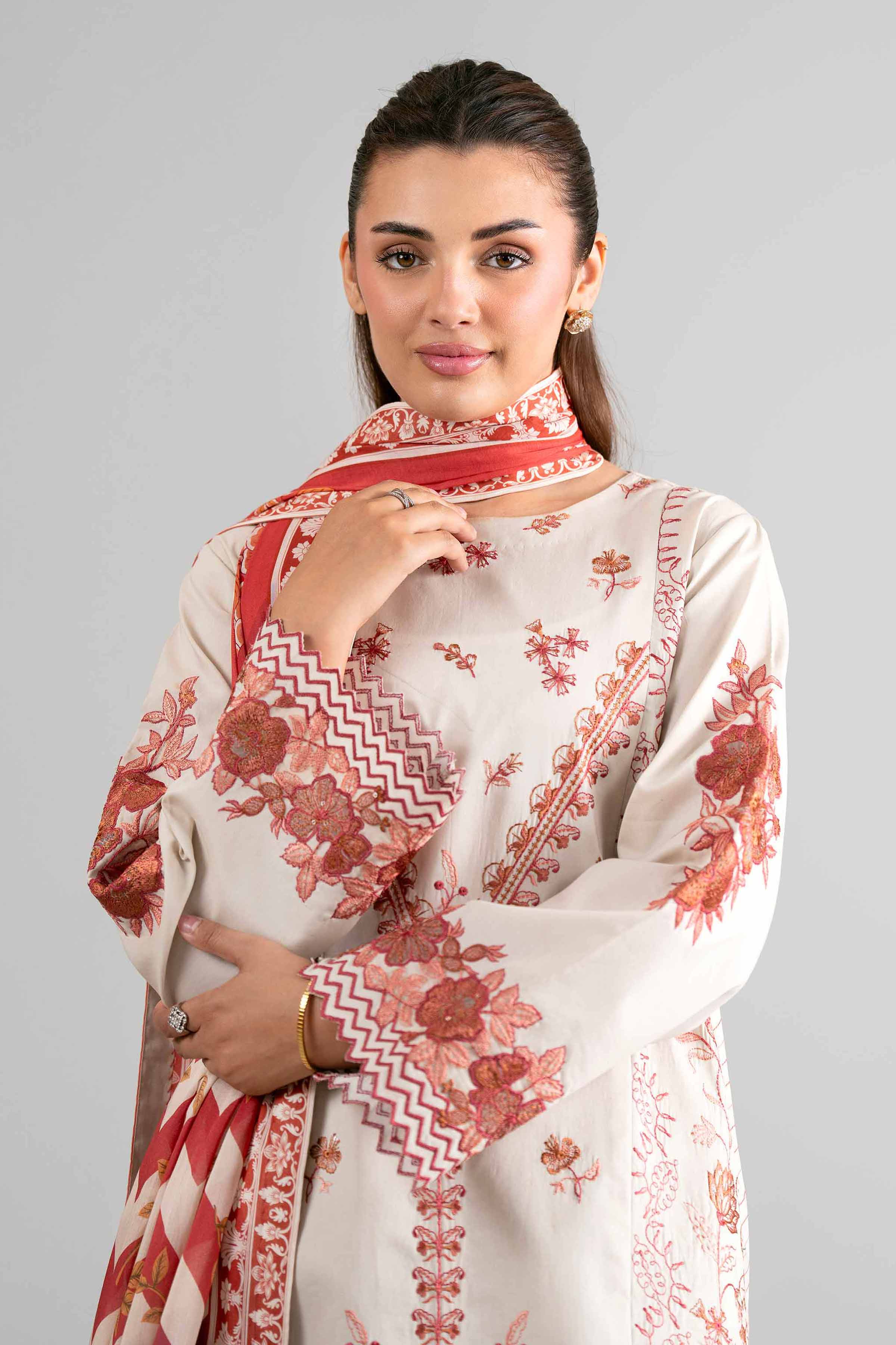 3 Piece - Digital Printed Embroidered Suit - 42601730 for Women - Unstitched Collection | Nishat | Shop Online