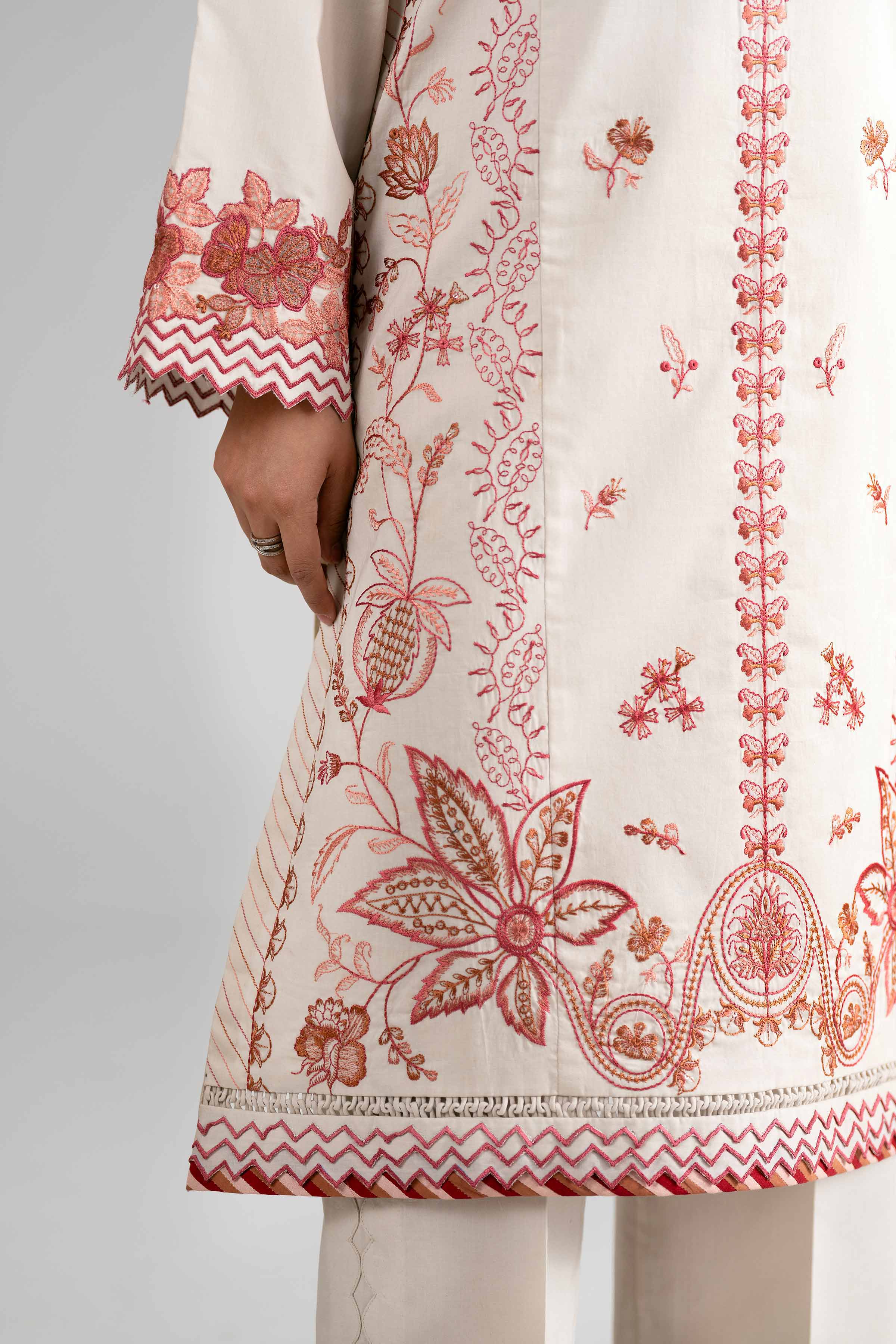 3 Piece - Digital Printed Embroidered Suit - 42601730 for Women - Unstitched Collection | Nishat | Shop Online