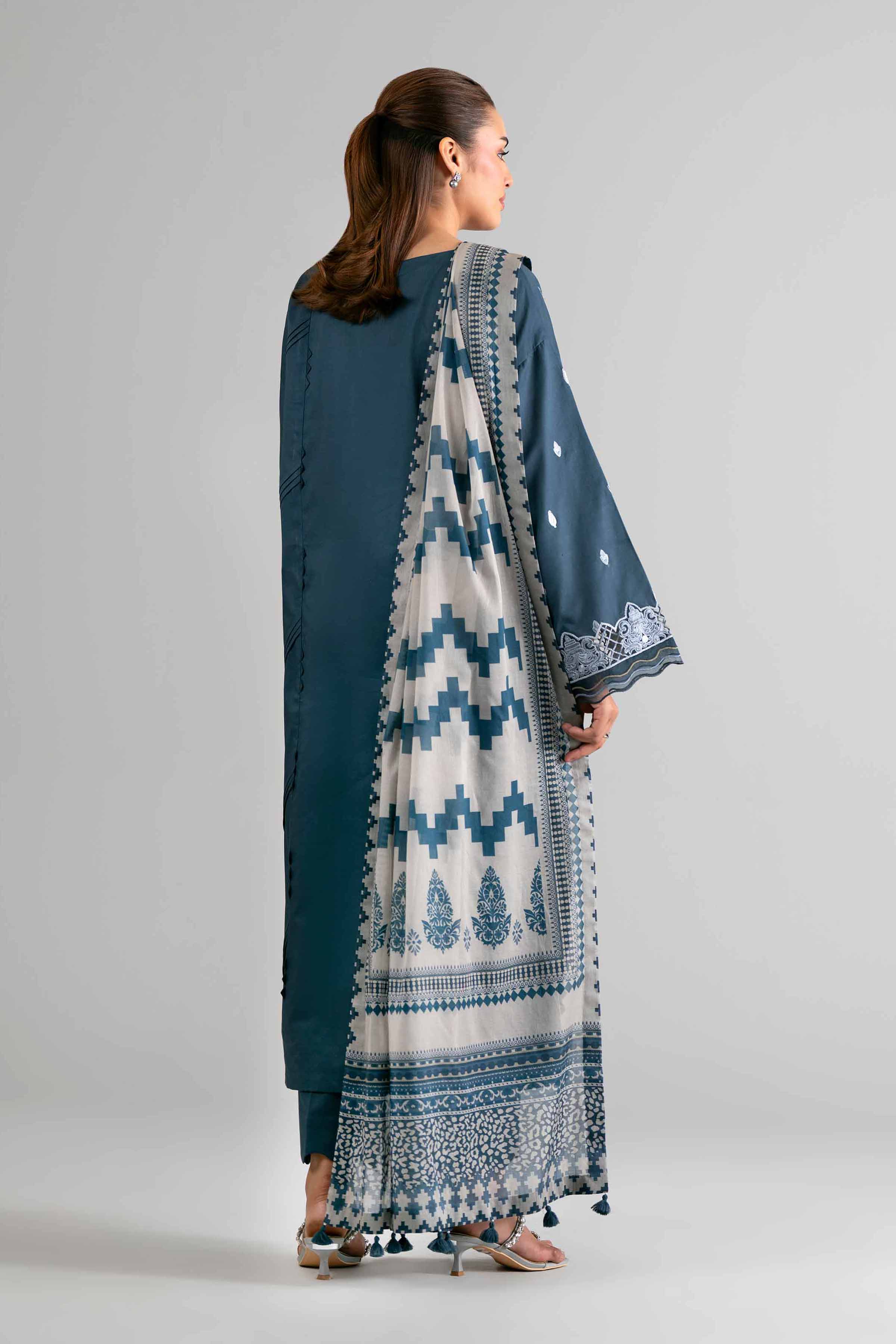 3 Piece - Digital Printed Embroidered Suit - 42601731 for Women - Unstitched Collection | Nishat | Shop Online