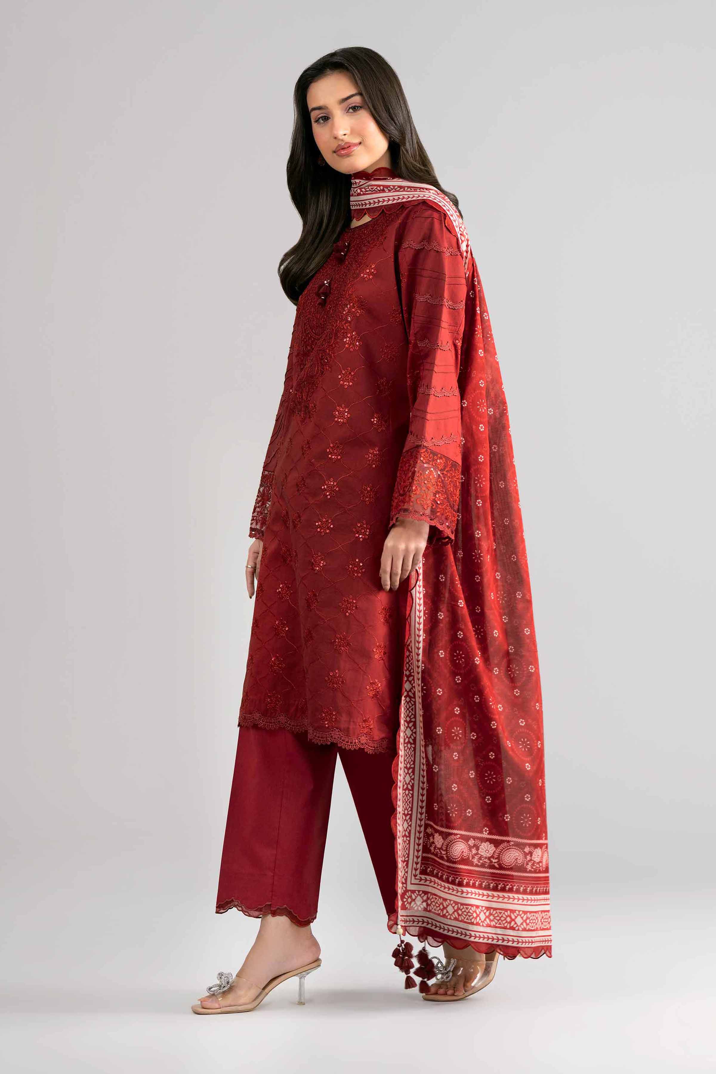 3 Piece - Digital Printed Embroidered Suit - 42601736 for Women - Unstitched Collection | Nishat | Shop Online