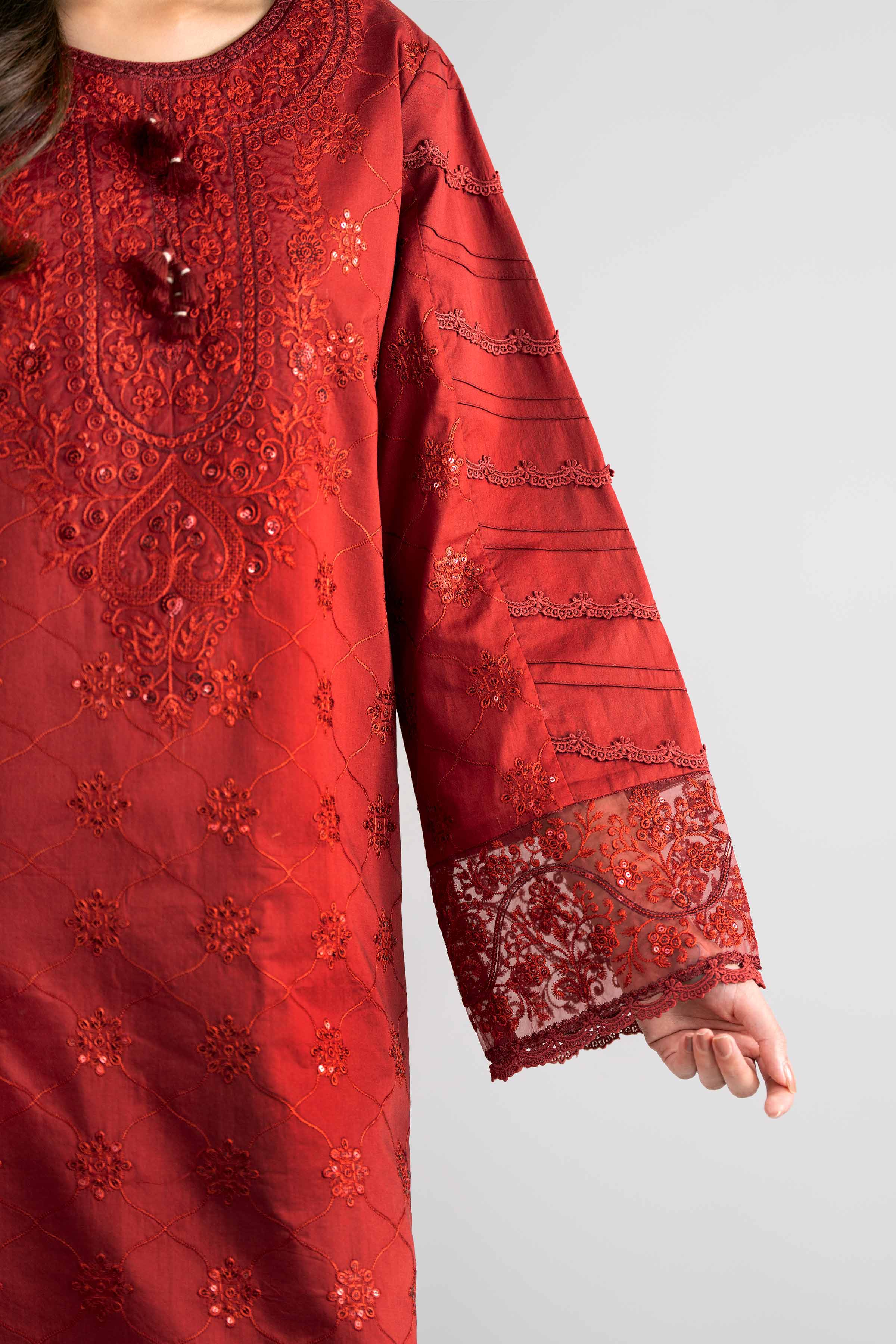 3 Piece - Digital Printed Embroidered Suit - 42601736 for Women - Unstitched Collection | Nishat | Shop Online