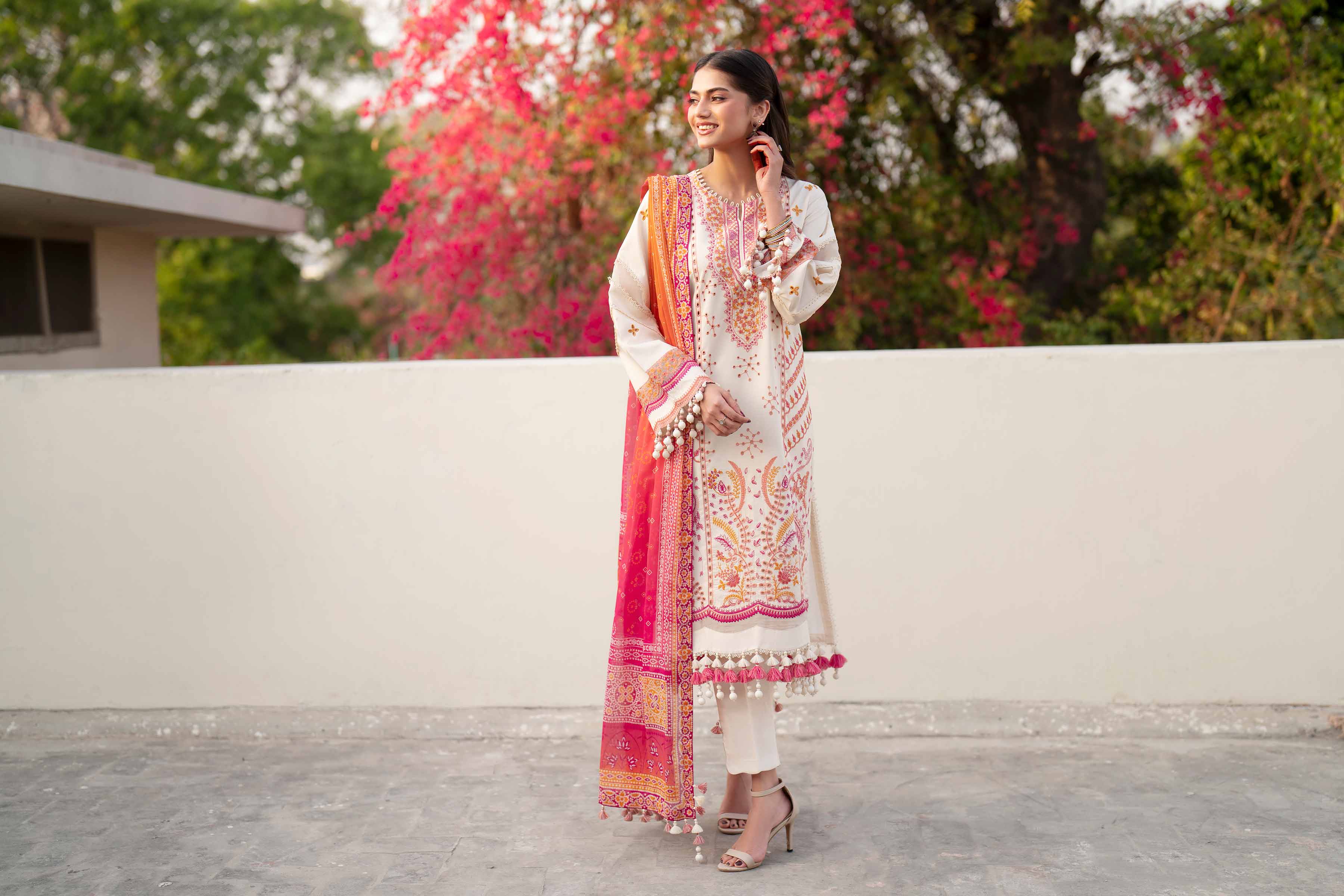 3 Piece - Digital Printed Embroidered Suit - 42601738 for Women - Unstitched Collection | Nishat | Shop Online