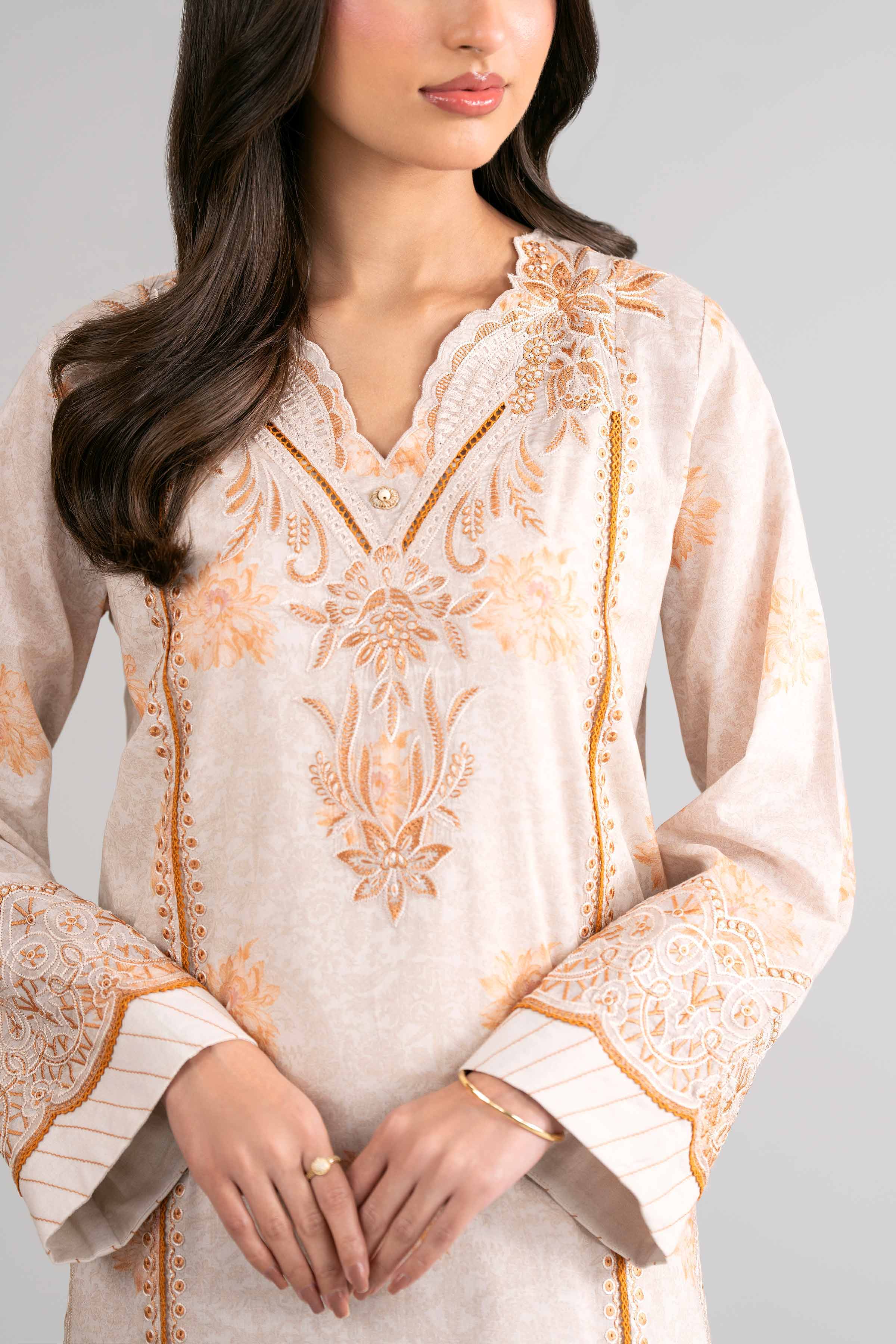 3 Piece - Digital Printed Embroidered Suit - 42601739 for Women - Unstitched Collection | Nishat | Shop Online