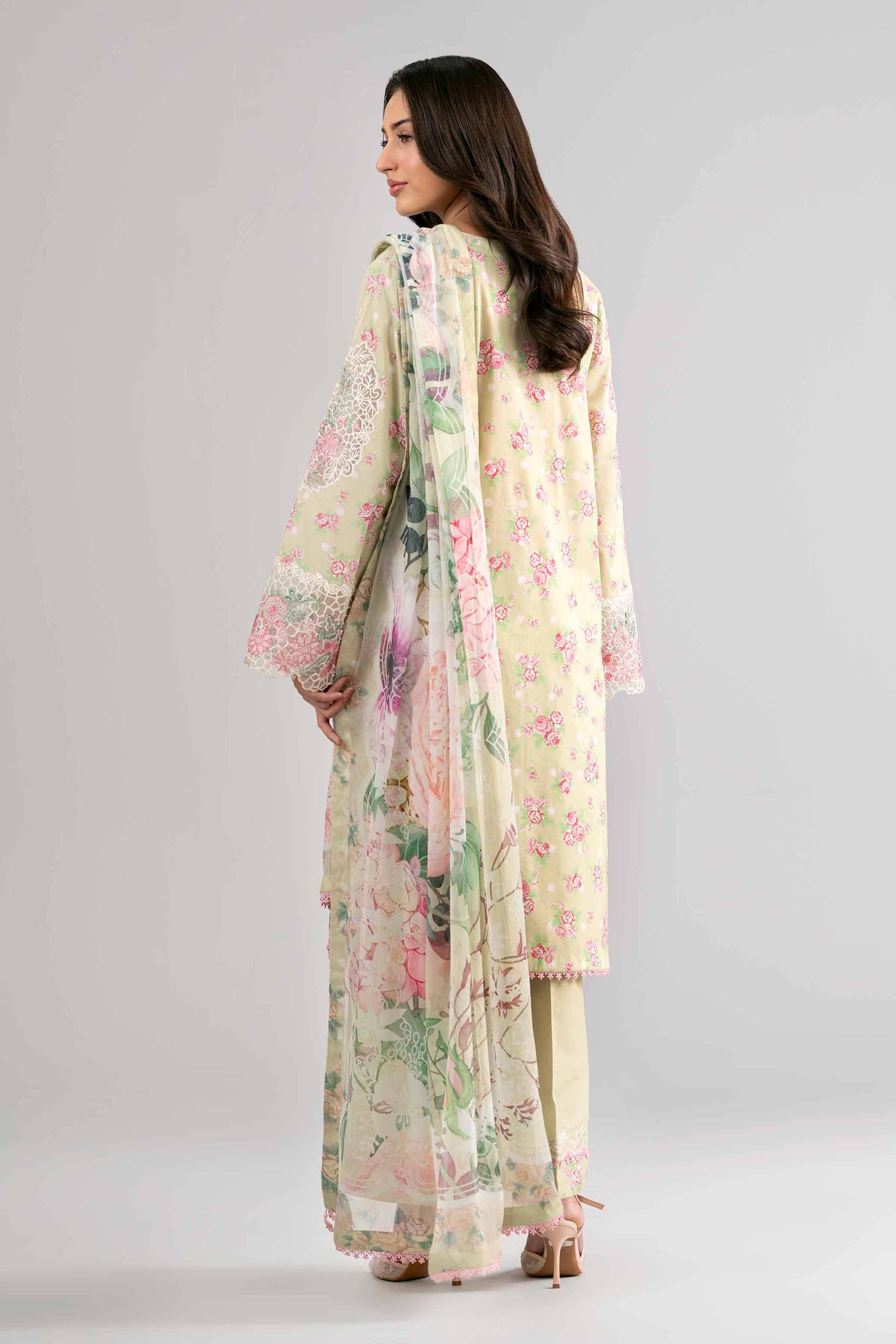 3 Piece - Digital Printed Embroidered Suit - 42601744 for Women - Unstitched Collection | Nishat | Shop Online