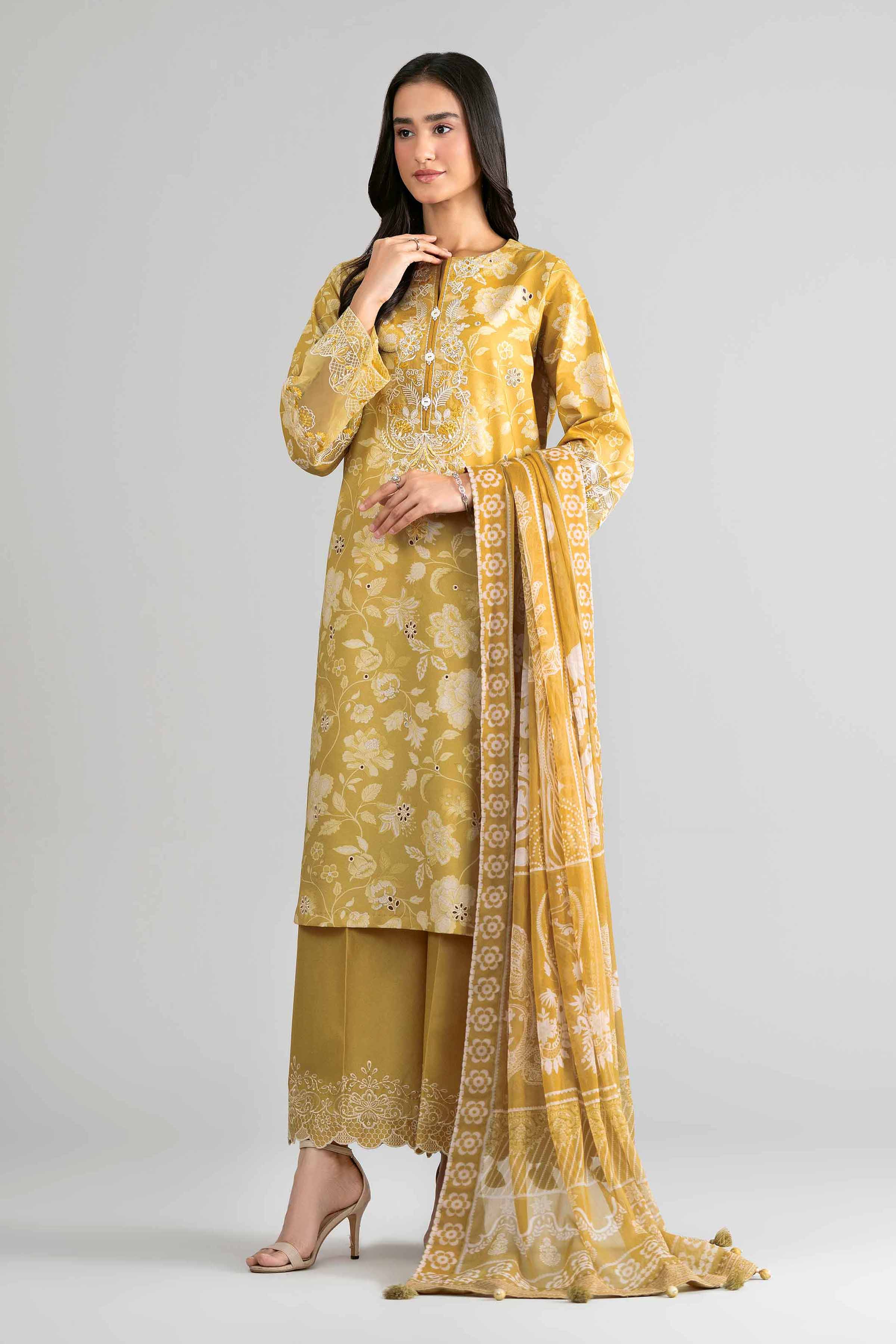 3 Piece - Digital Printed Embroidered Suit - 42601745 for Women - Unstitched Collection | Nishat | Shop Online