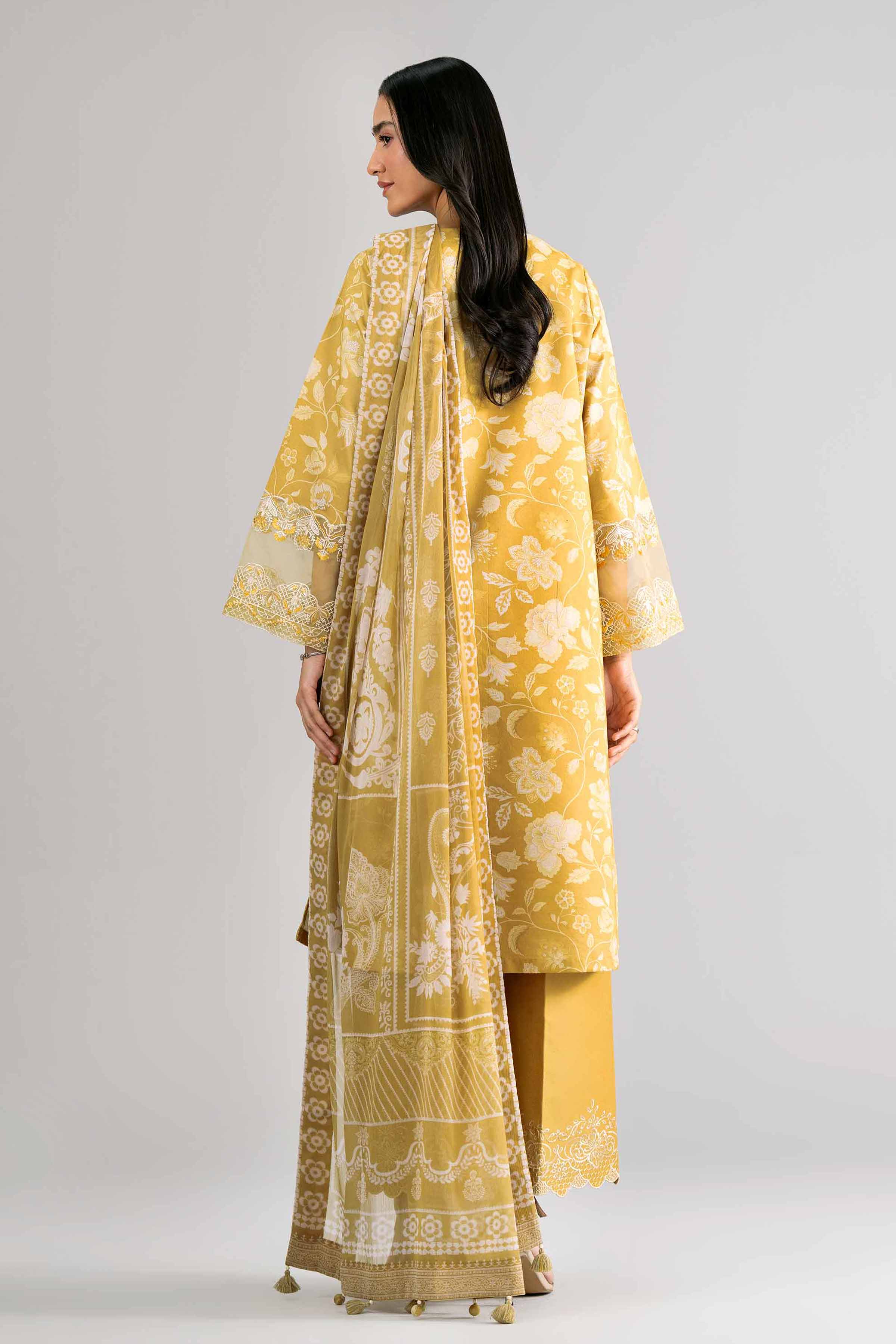 3 Piece - Digital Printed Embroidered Suit - 42601745 for Women - Unstitched Collection | Nishat | Shop Online