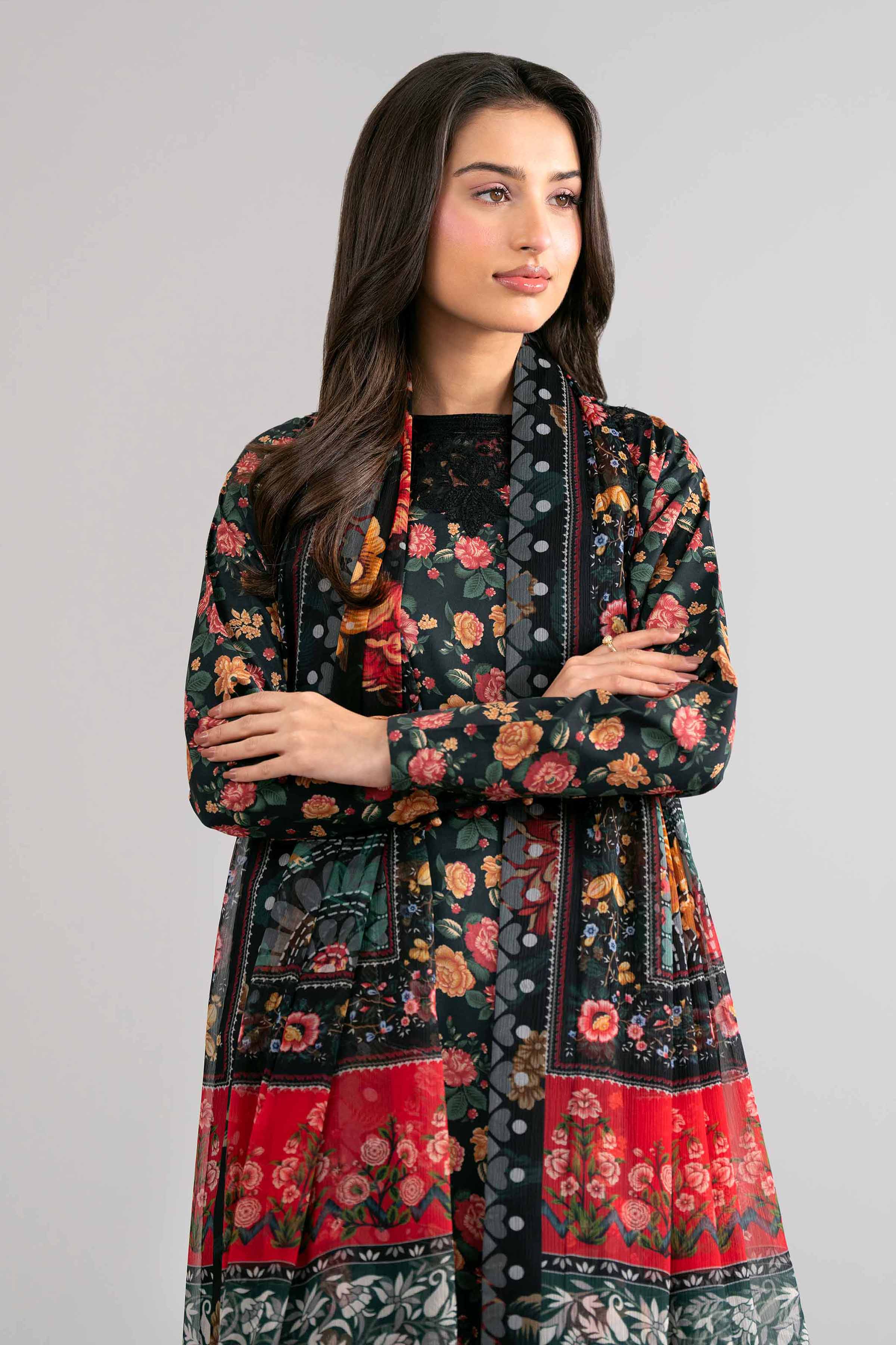 3 Piece - Digital Printed Embroidered Suit - 42601746 for Women - Unstitched Collection | Nishat | Shop Online