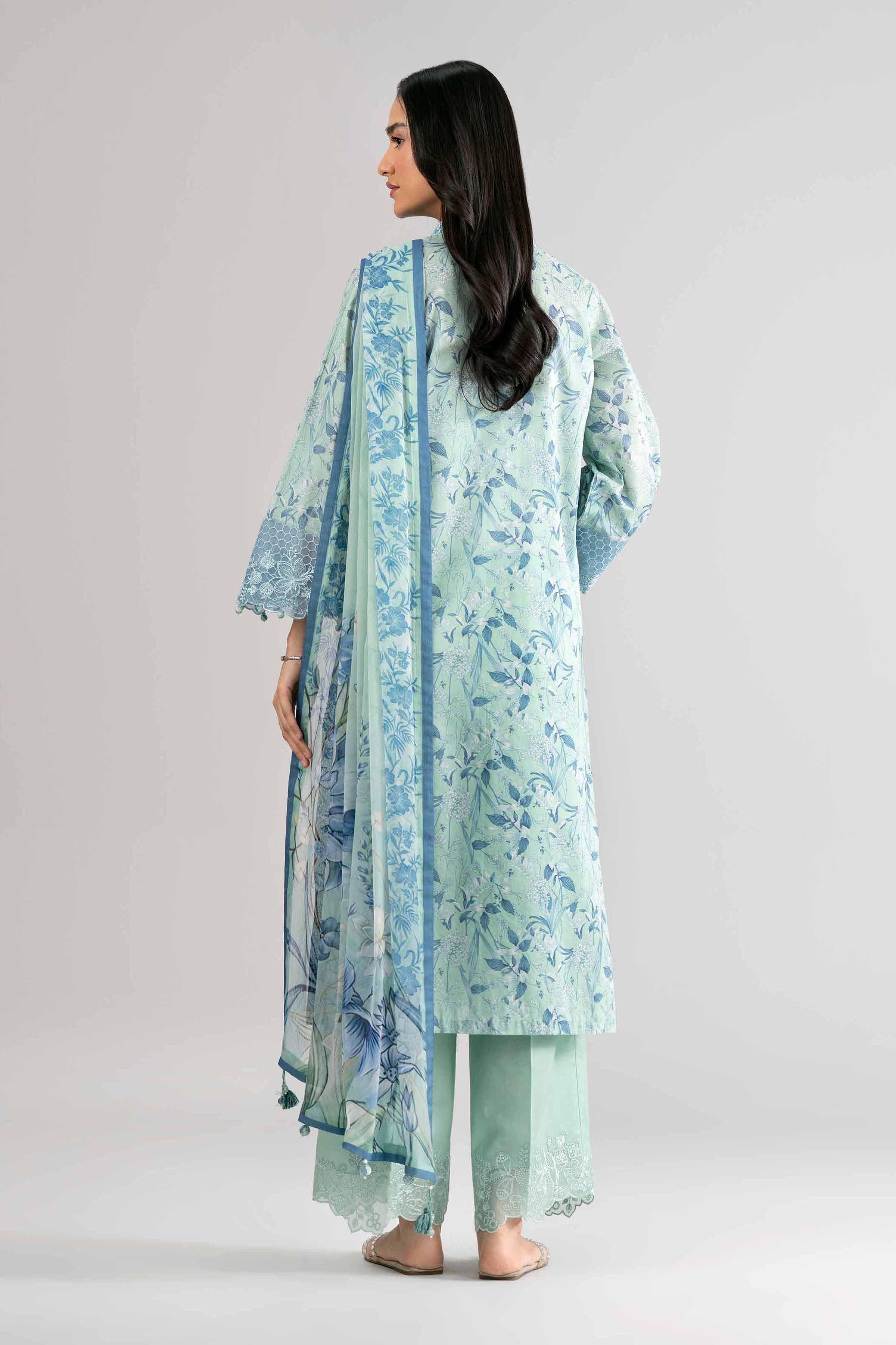 3 Piece - Digital Printed Embroidered Suit - 42601751 for Women - Unstitched Collection | Nishat | Shop Online